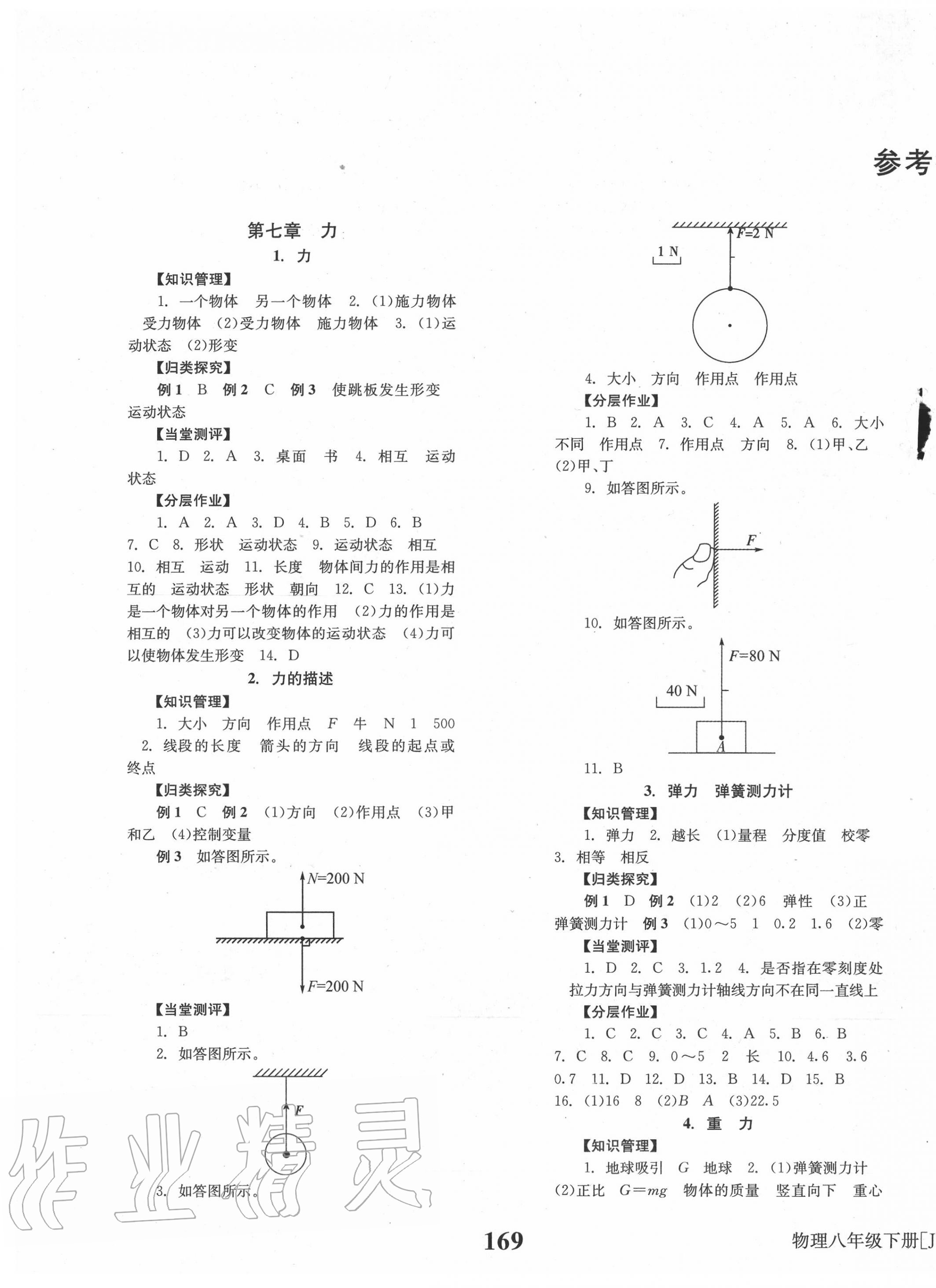 2020年全效學(xué)習(xí)八年級物理下冊教科版 第1頁