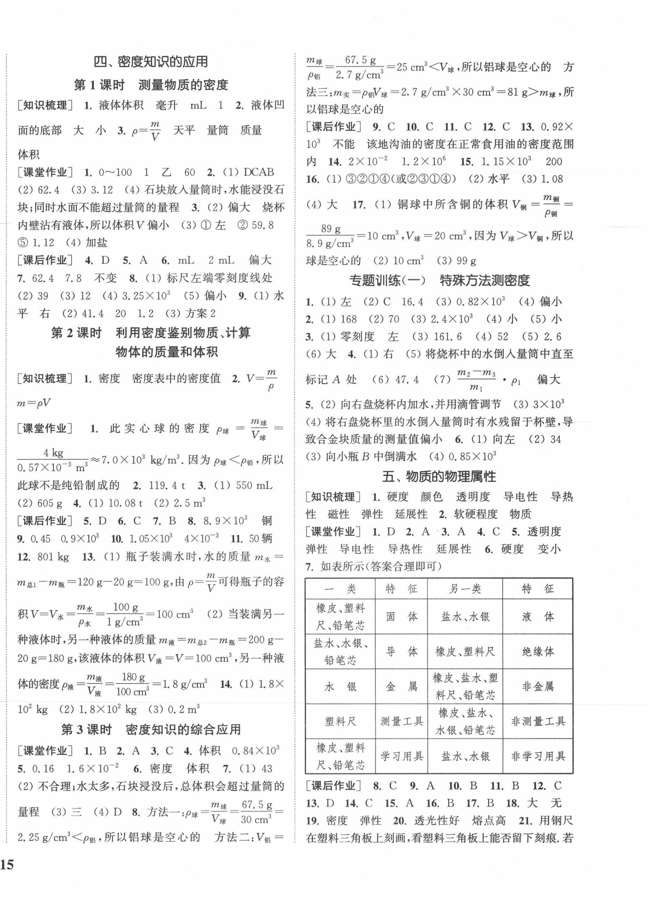 2020年通城學(xué)典課時(shí)作業(yè)本八年級(jí)物理下冊(cè)蘇科版陜西專(zhuān)版 參考答案第2頁(yè)