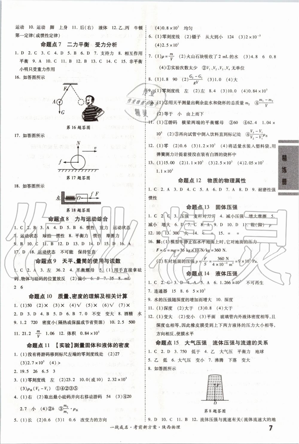 2020年一战成名考前新方案物理陕西专版 第7页