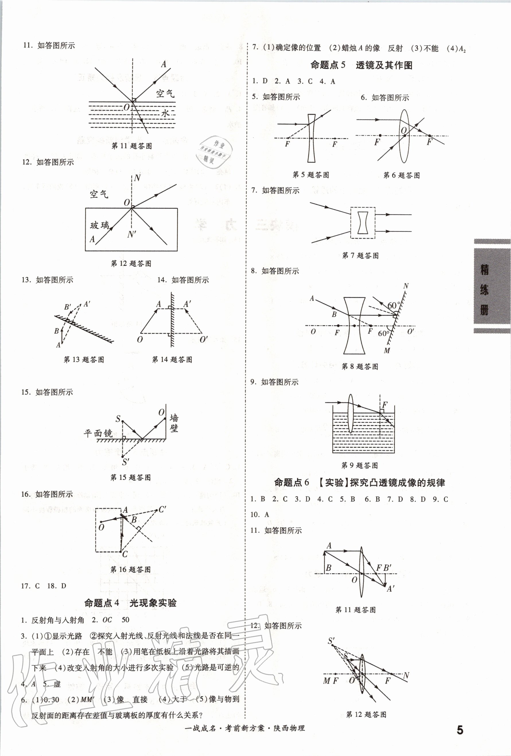 2020年一战成名考前新方案物理陕西专版 第5页