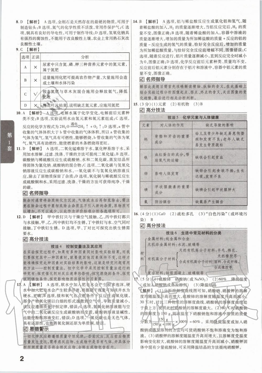 2020年金考卷廣東中考45套匯編化學(xué) 第2頁