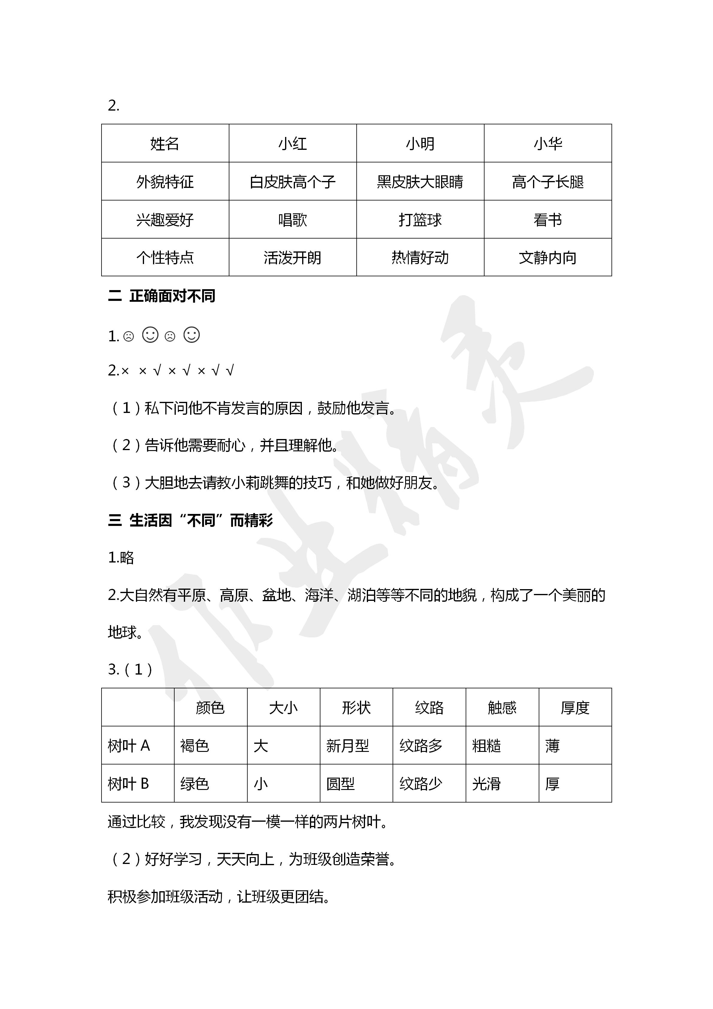 2020年活動填圖冊三年級道德與法治下冊人教版升級版 第3頁