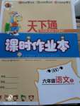 2020年天下通課時作業(yè)本六年級語文下冊人教版