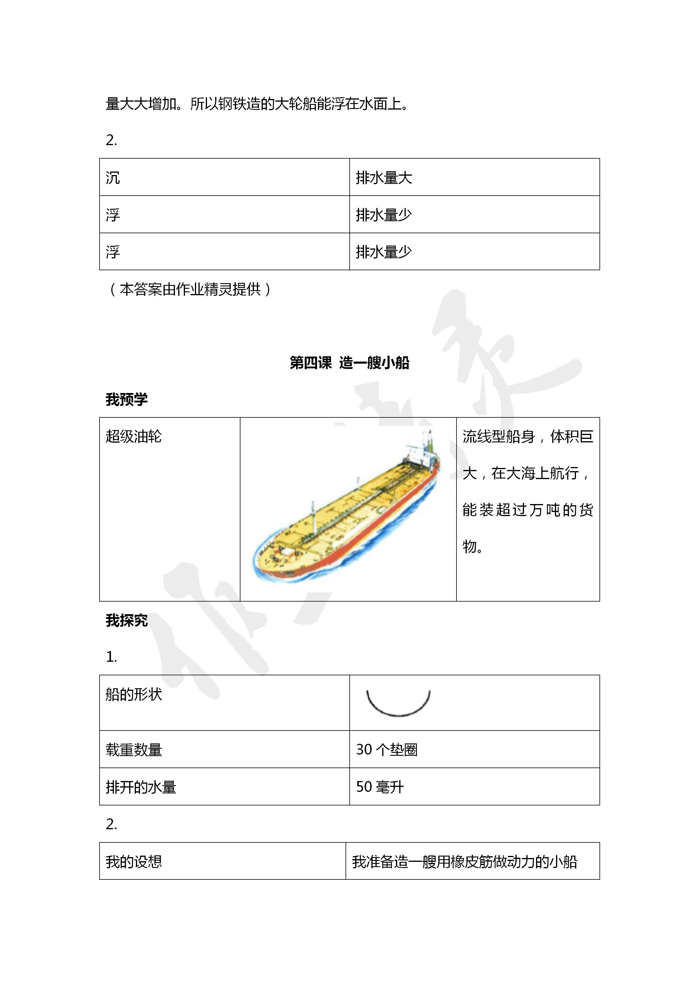 2020年導(dǎo)學(xué)新作業(yè)五年級(jí)科學(xué)下冊(cè)教科版 第4頁(yè)