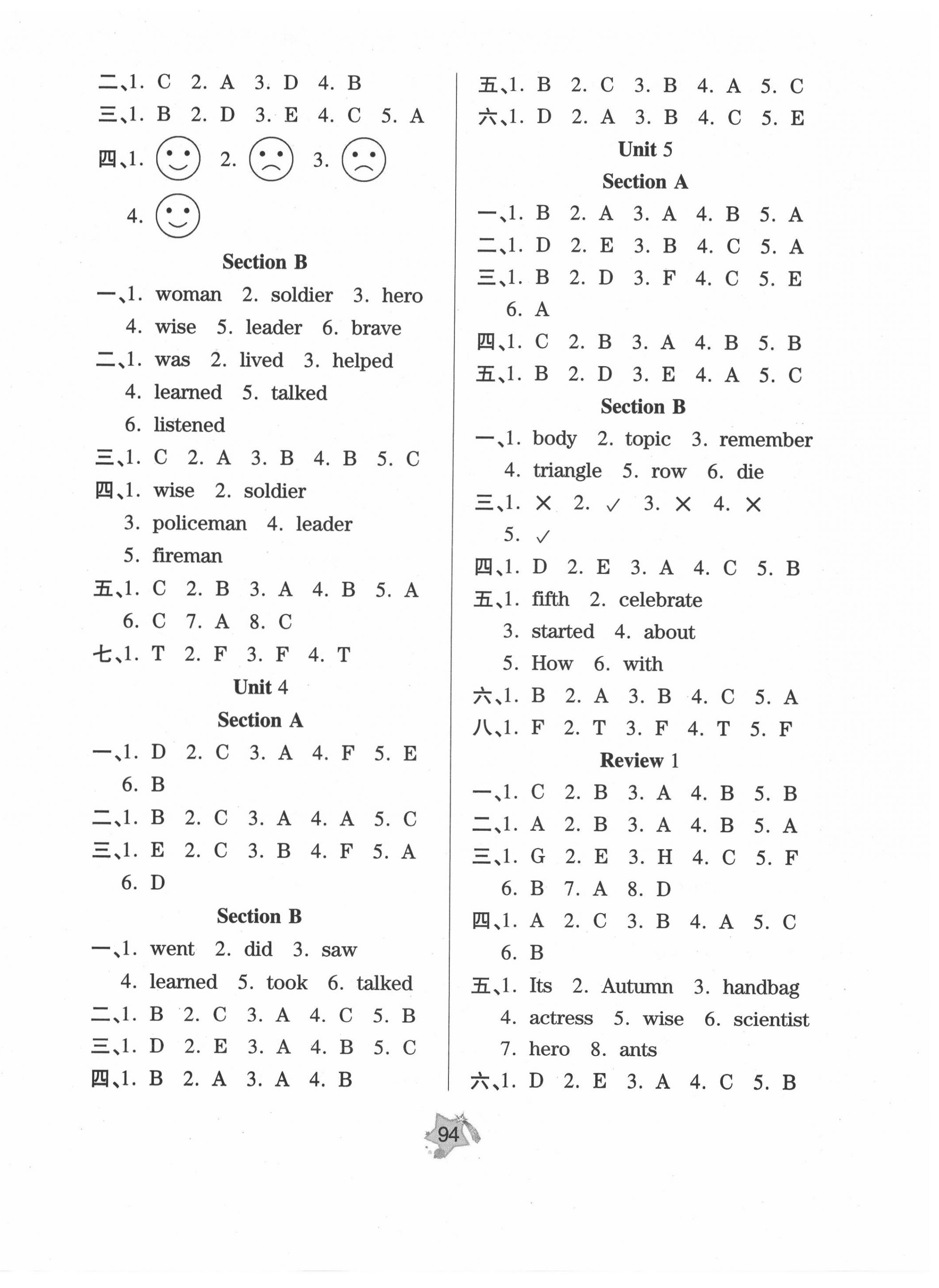 2020年課時作業(yè)六年級英語下冊湘魯版吉林教育出版社 第2頁