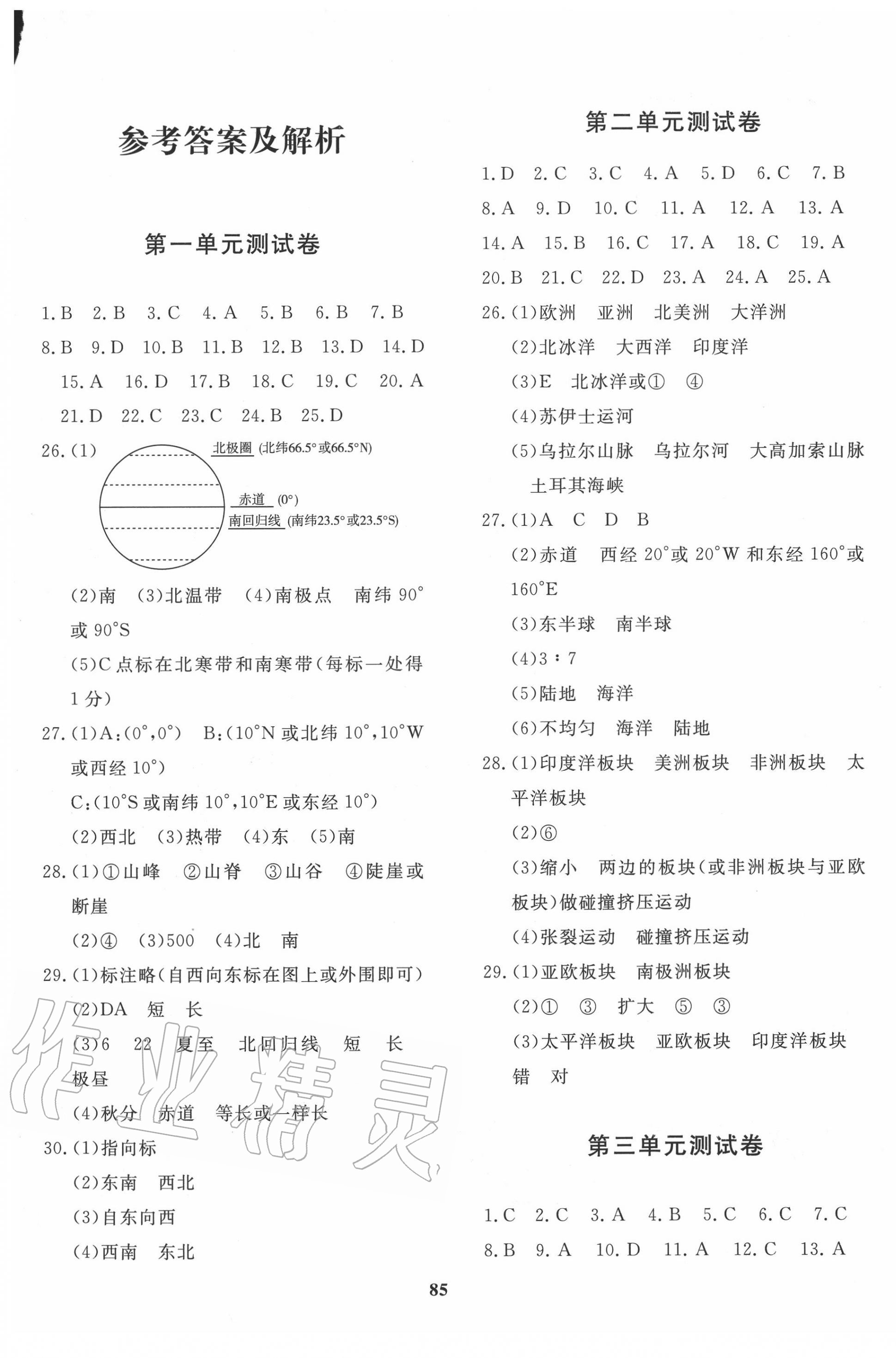 2020年青海省初中學業水平測試卷地理 第1頁