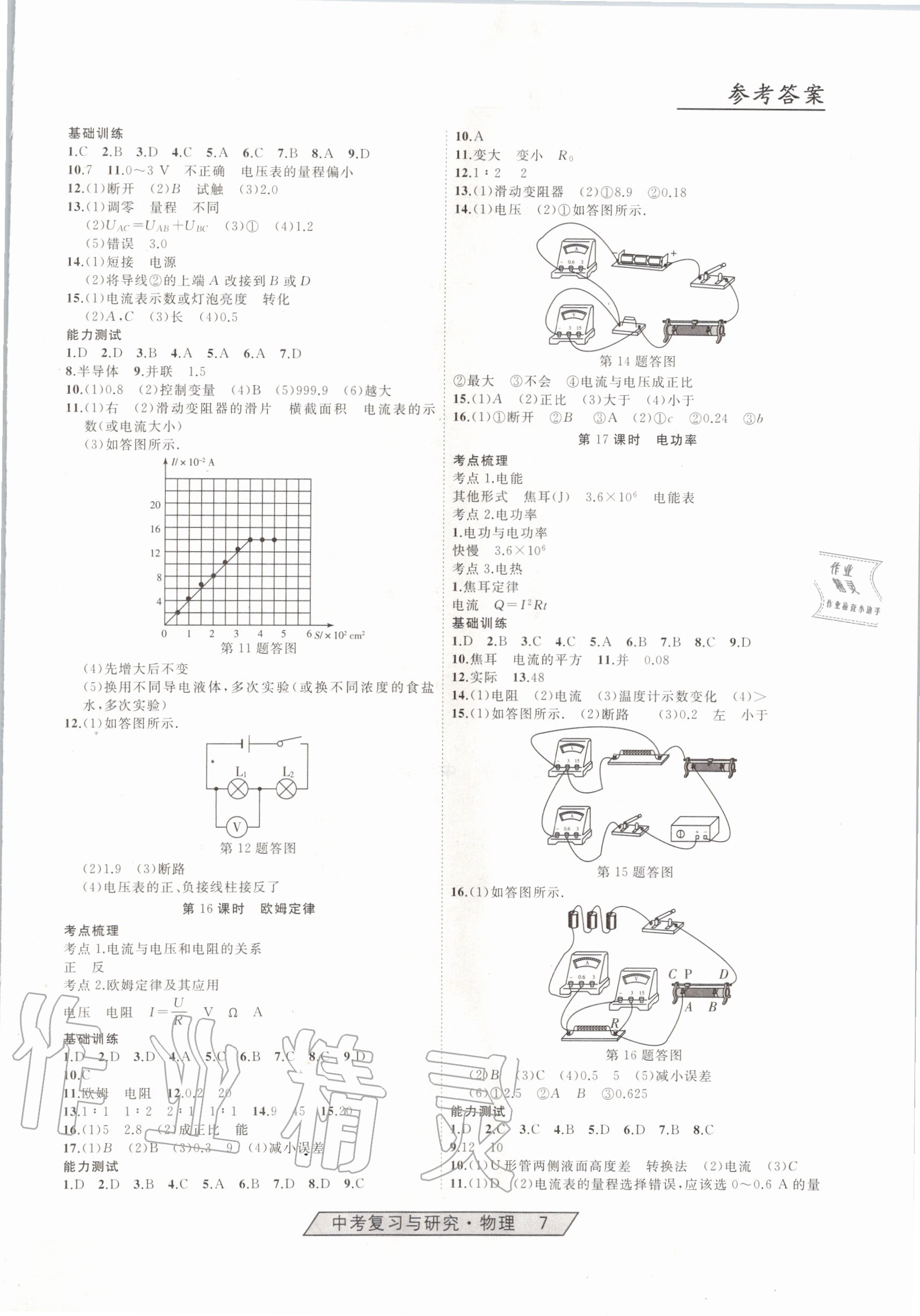 2020年競贏高效備考中考復(fù)習(xí)與研究物理 第7頁