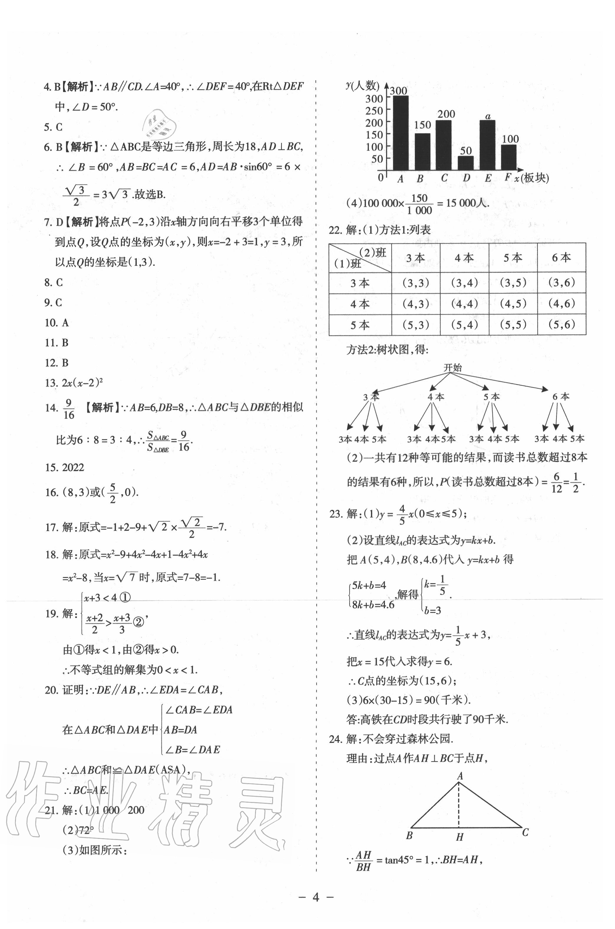 2020年蘭州中考試題精選數(shù)學(xué) 第6頁