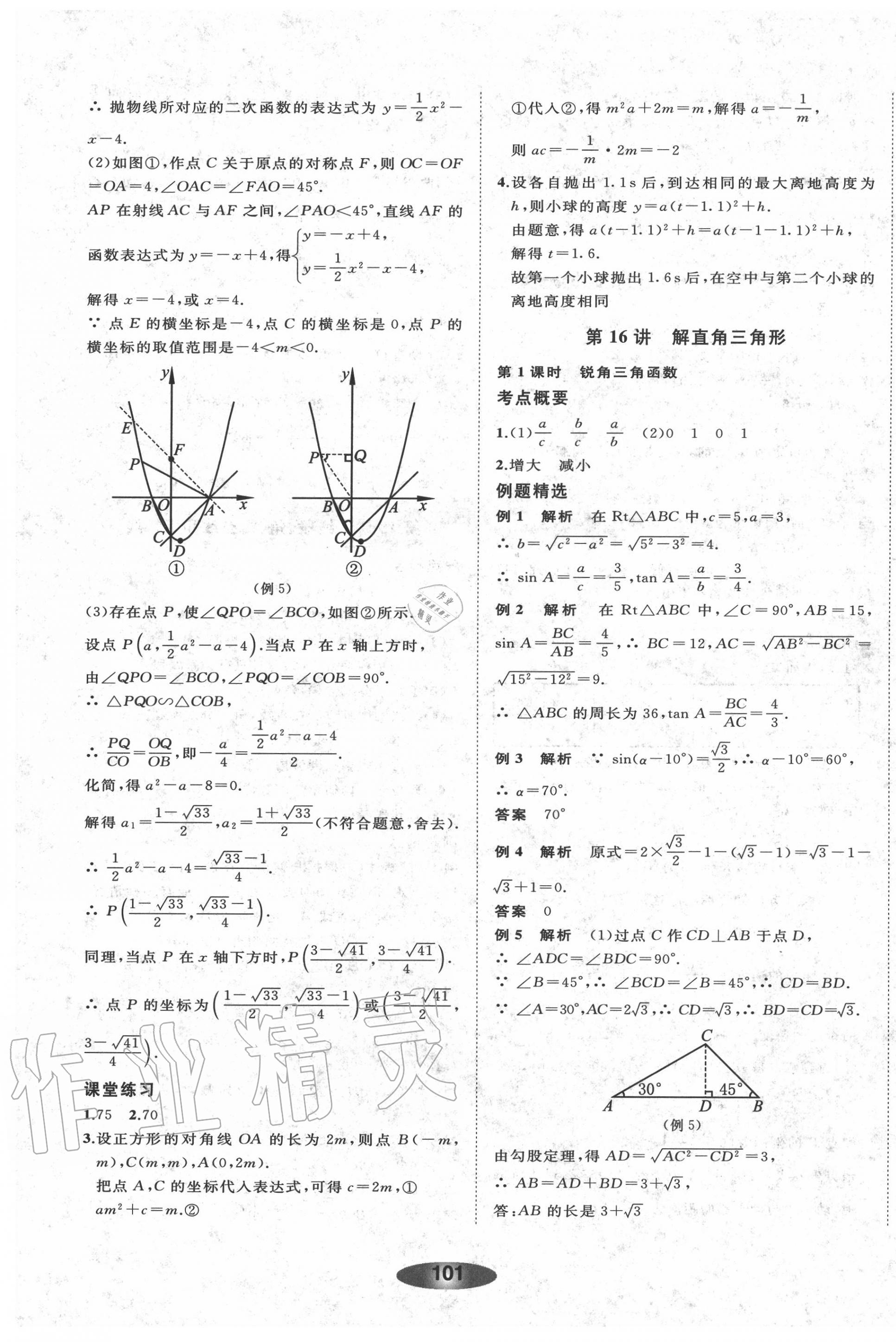 2020年初中学业考试总复习数学浙教版绍兴专版 第13页