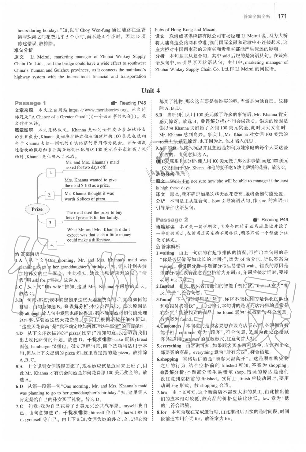 2020年53English首字母填空任务型阅读完形填空与阅读理解九年级+中考 第13页