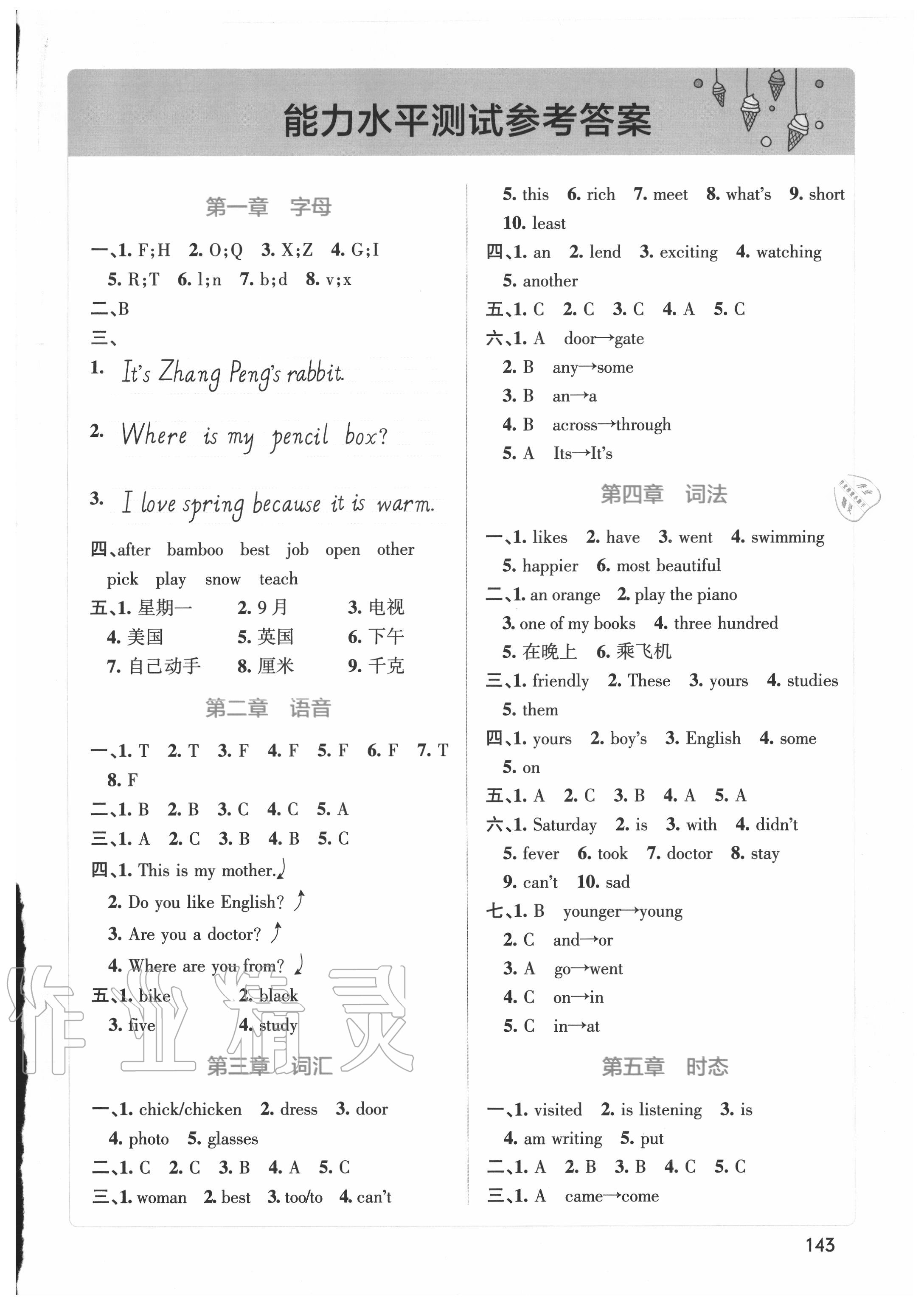 2020年小學學霸筆記英語 第1頁