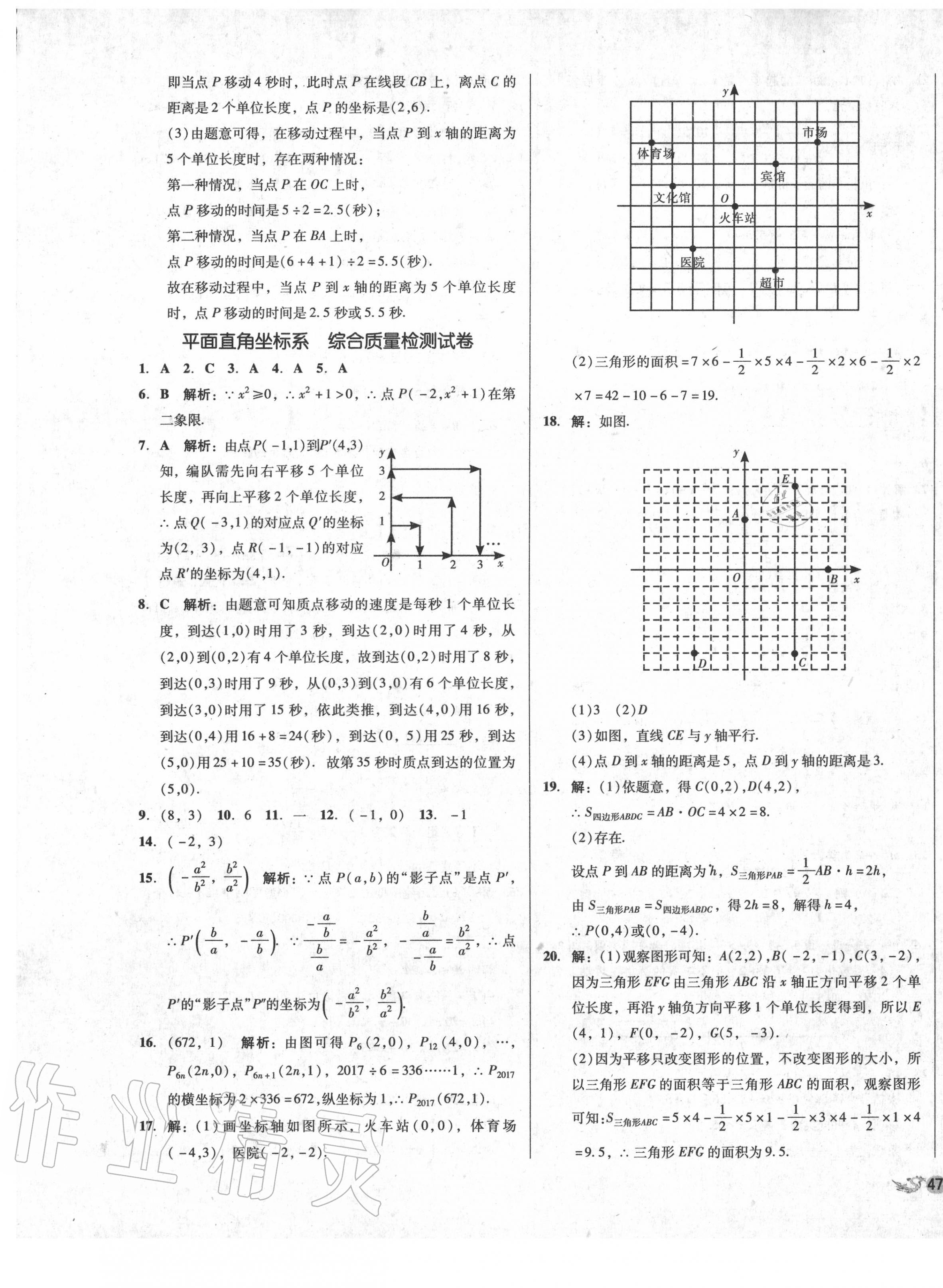 2020年单元加期末复习与测试七年级数学下册人教版 第5页