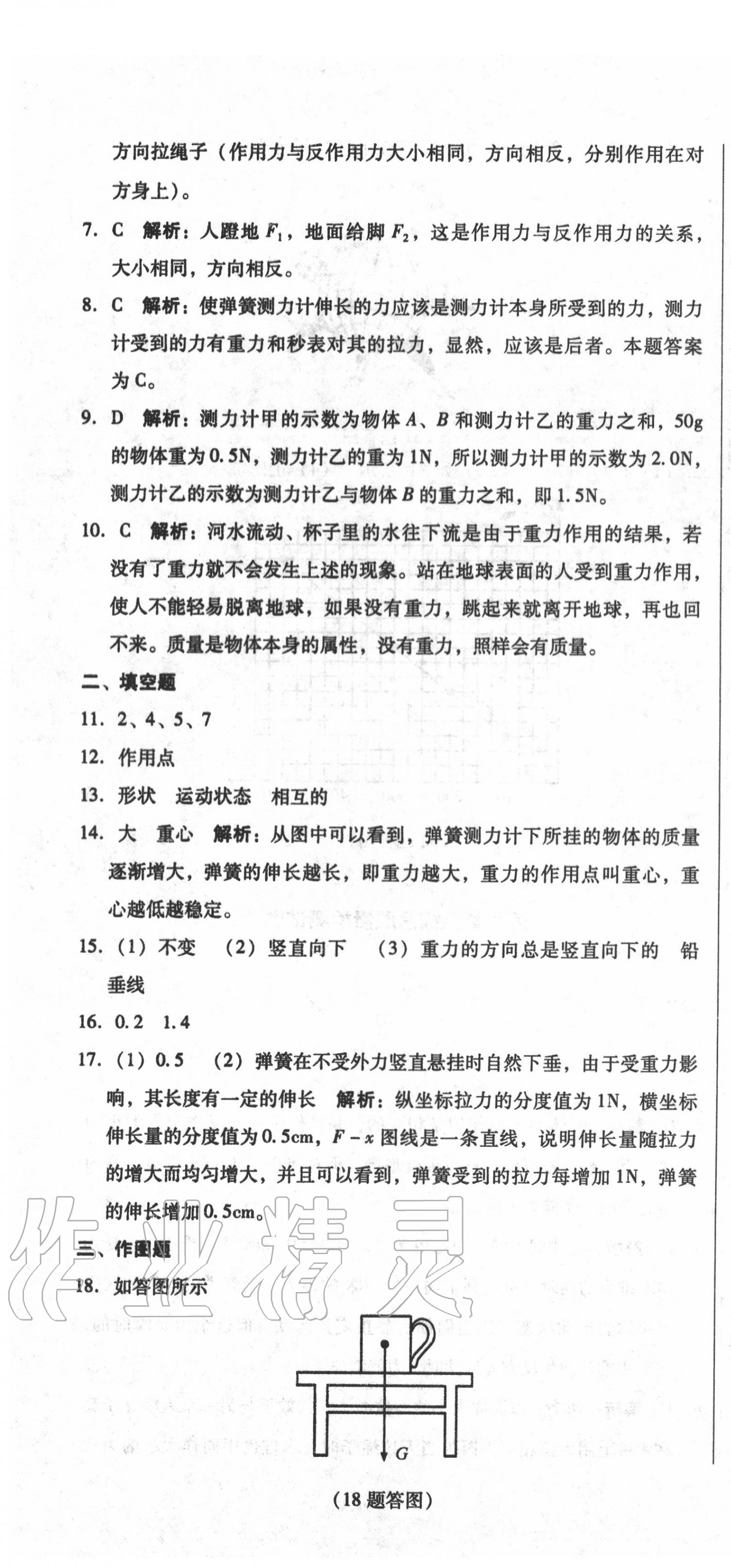 2020年单元加期末复习与测试八年级物理下册人教版 第4页