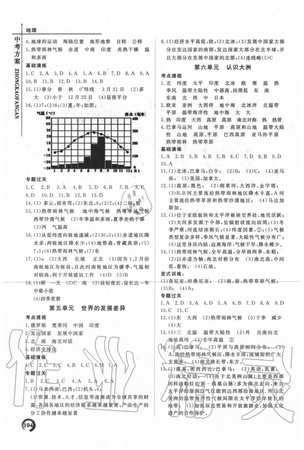 2020年甘肅專版中考方案地理 第2頁