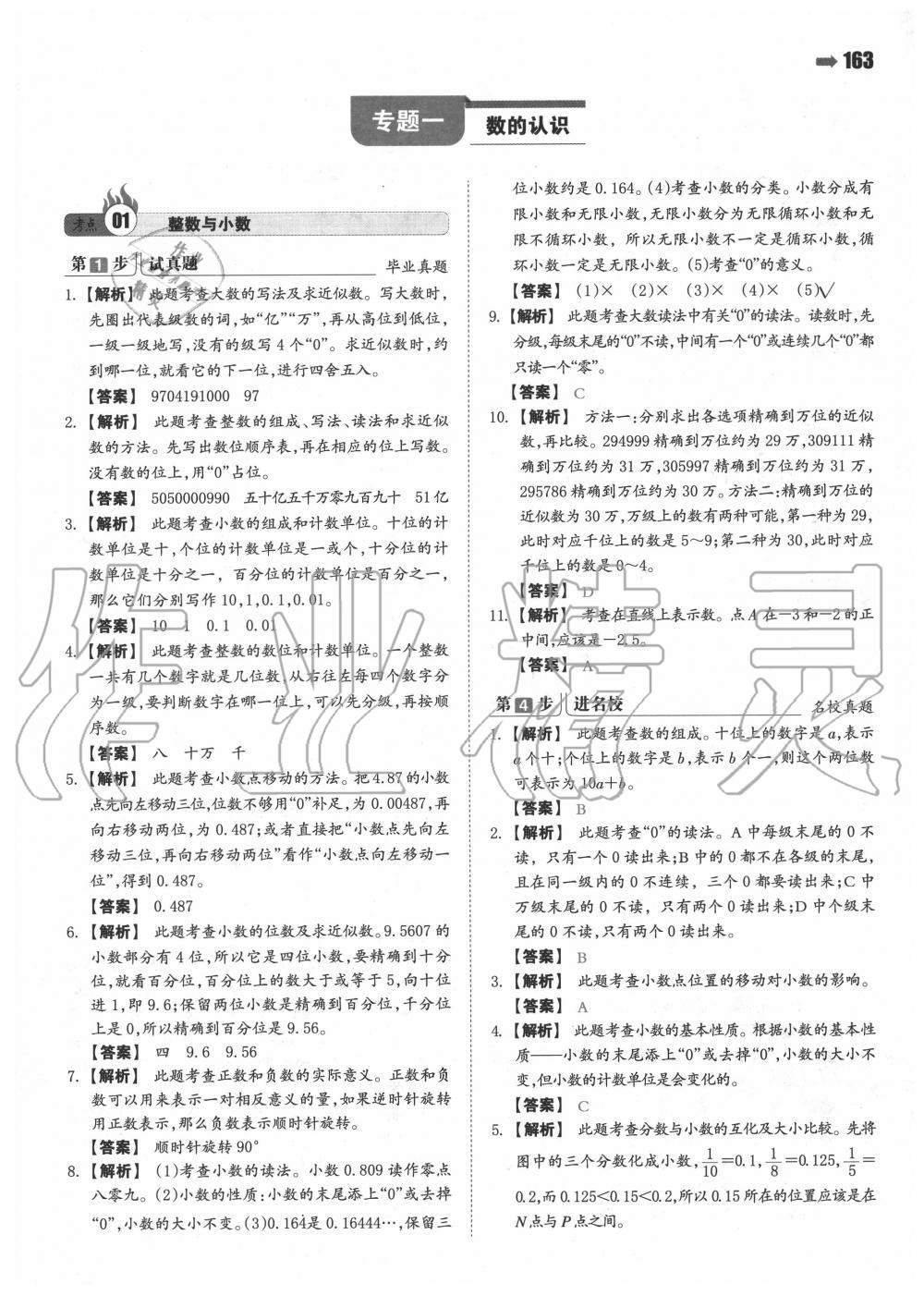 2020年一本小升初名校沖刺必備方案數(shù)學 第1頁