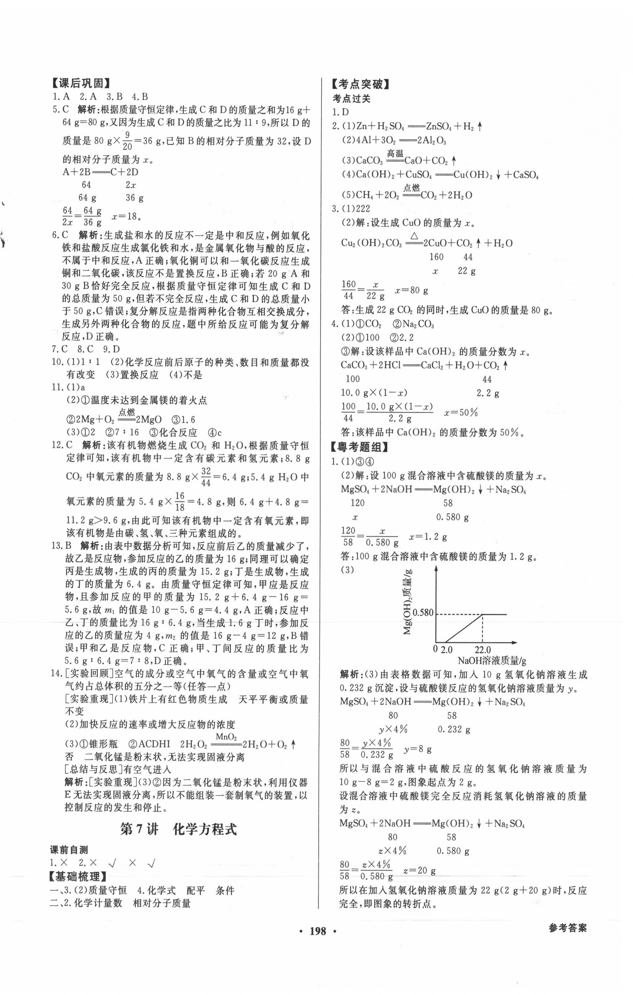 2020年廣東中考風(fēng)向標化學(xué) 第4頁