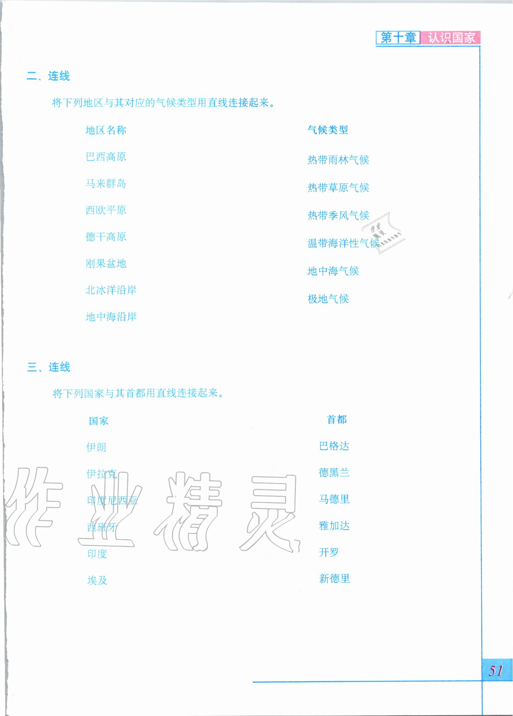 2020年填充图册七年级地理下册晋教版星球地图出版社 第1页