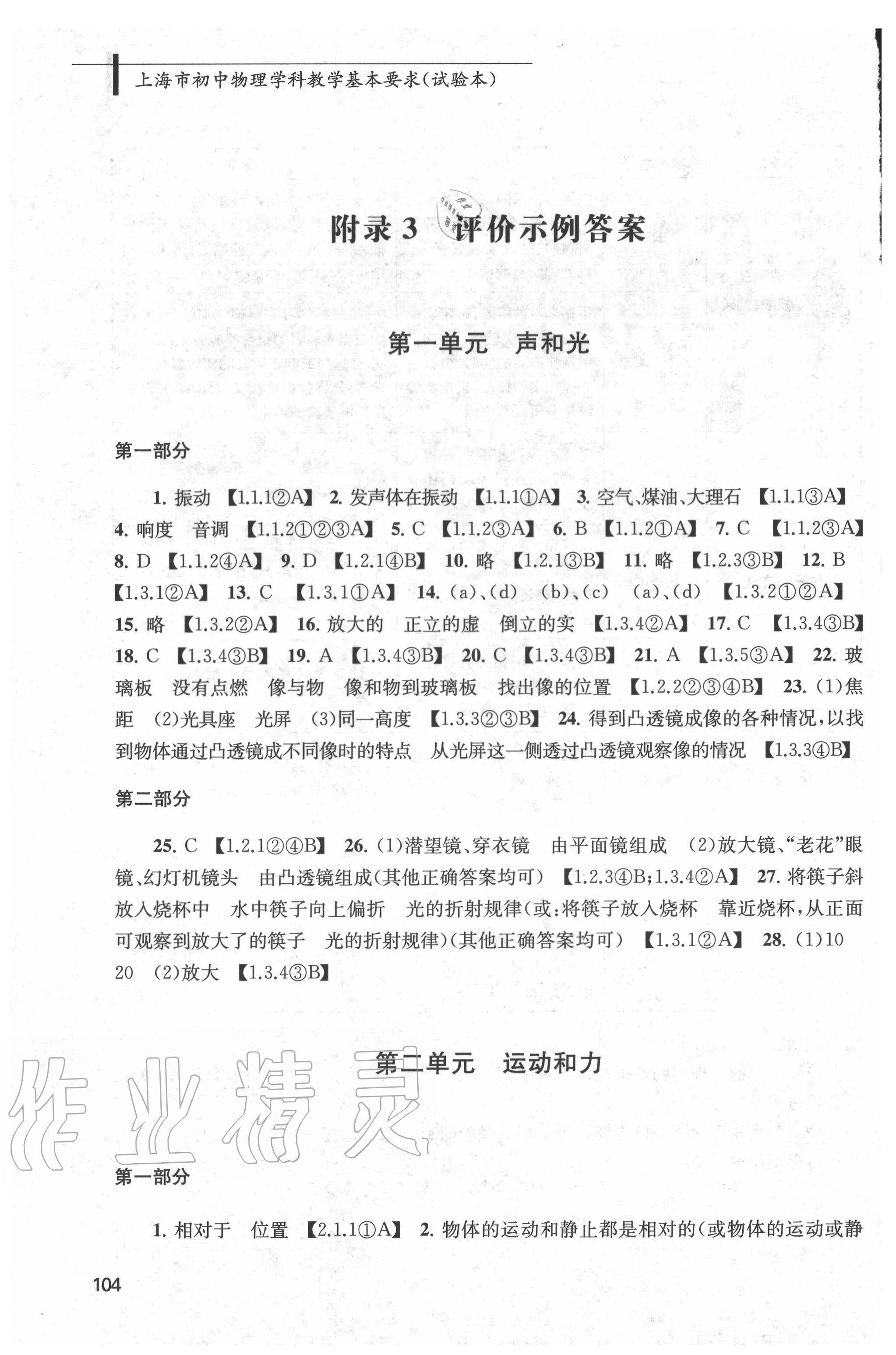 2020年上海市初中物理學科教學基本要求 第2頁