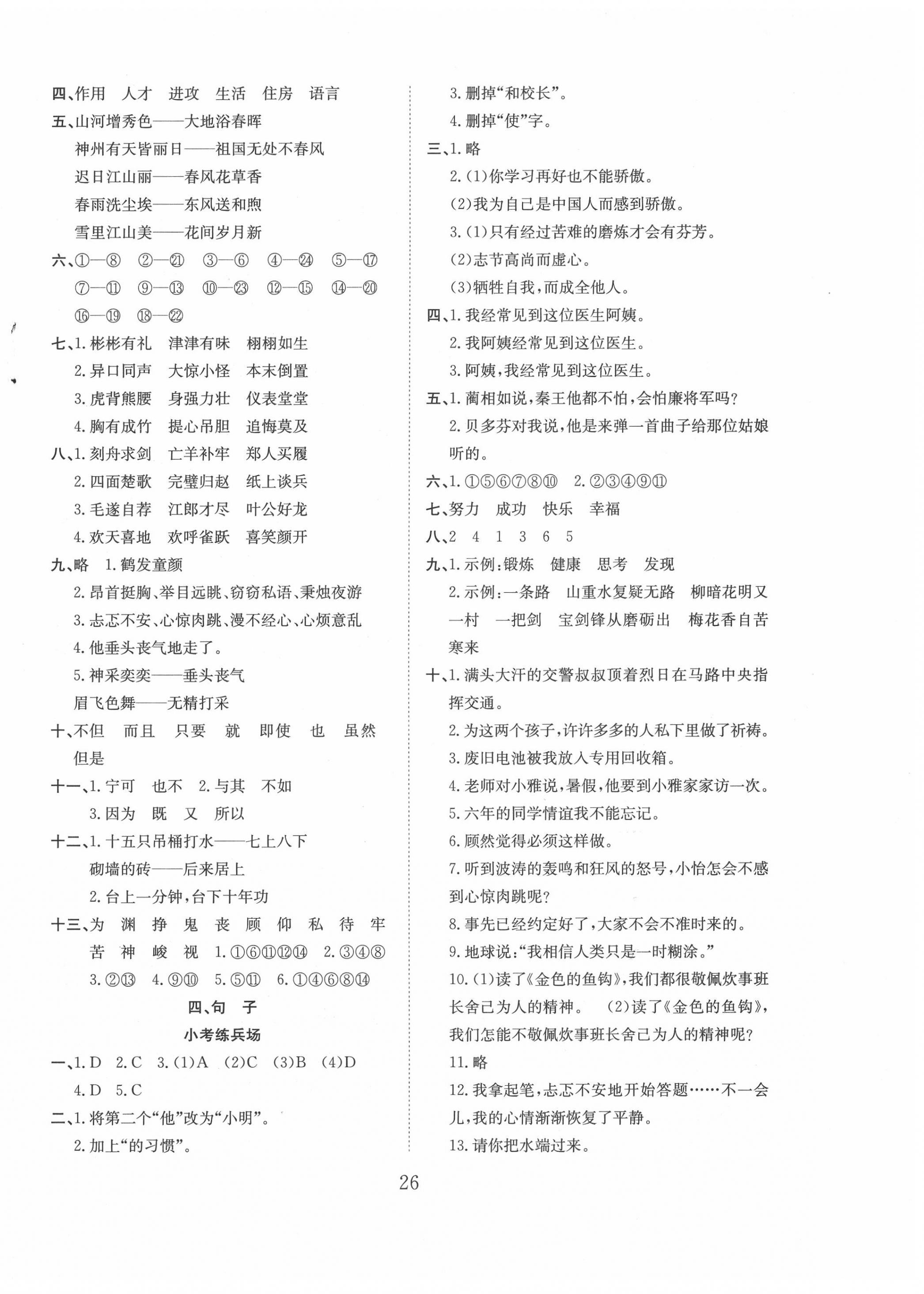 2020年小考專家小學(xué)畢業(yè)總復(fù)習(xí)語(yǔ)文 第2頁(yè)