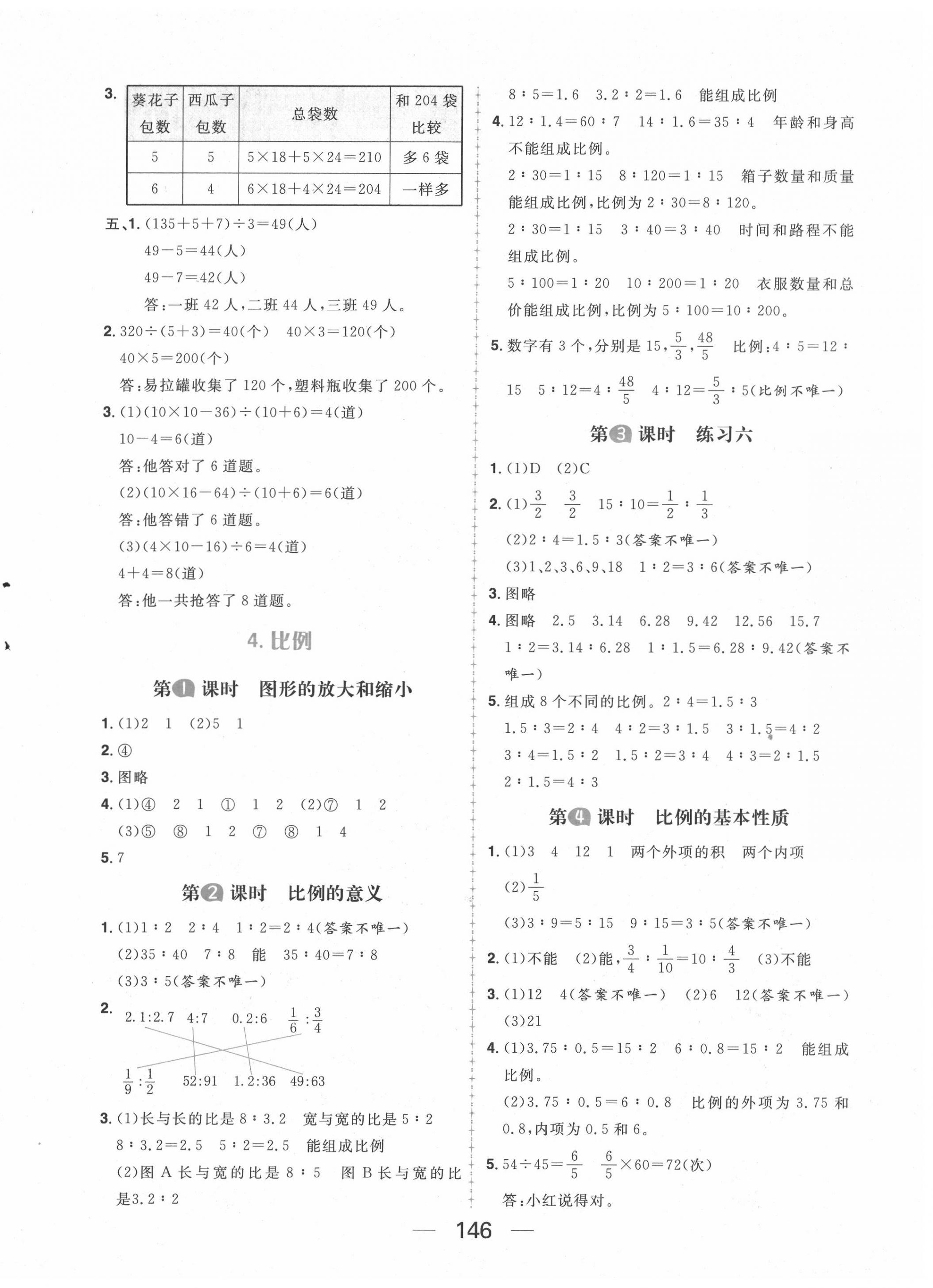 2020年核心素養(yǎng)天天練六年級英語下冊譯林版 第6頁