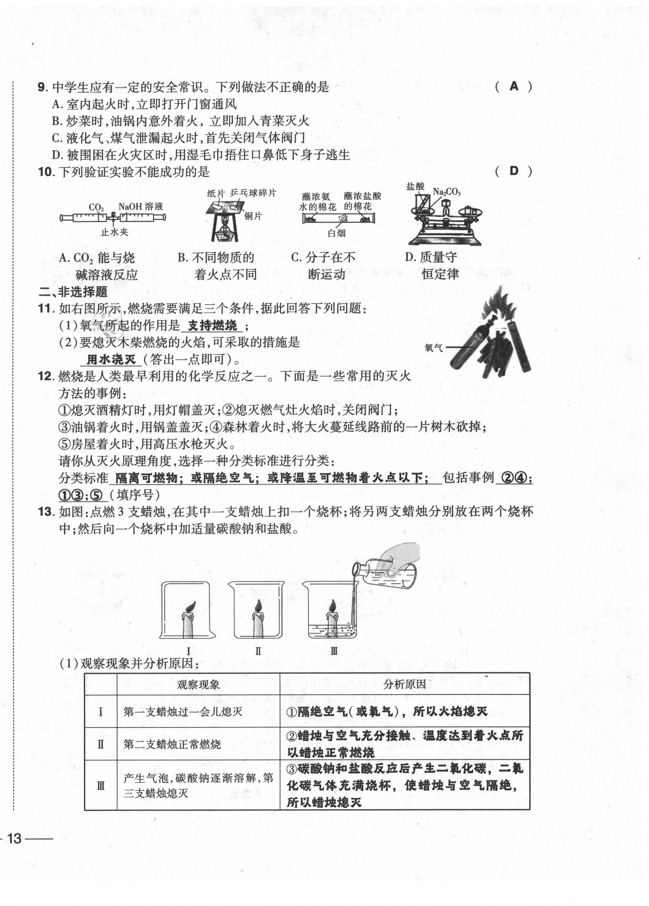 2020年中考1號(hào)中考總復(fù)習(xí)單元專項(xiàng)過關(guān)卷化學(xué) 第26頁