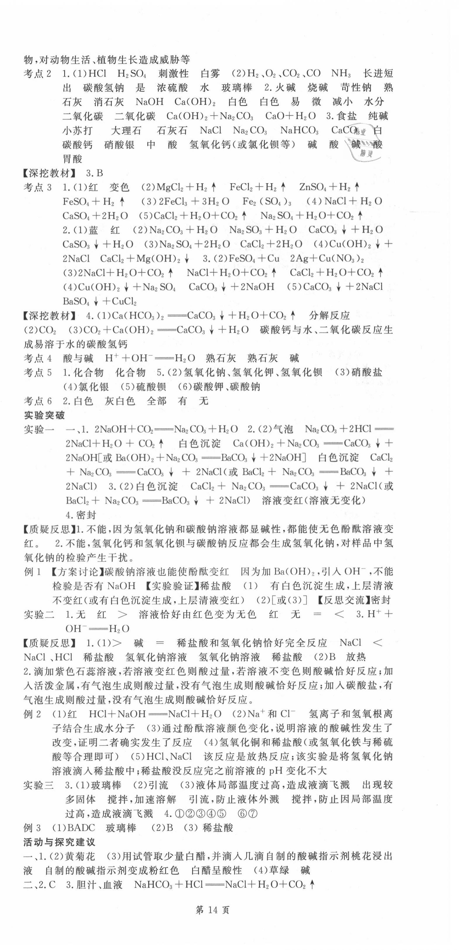 2020年山西暢行中考化學 第6頁