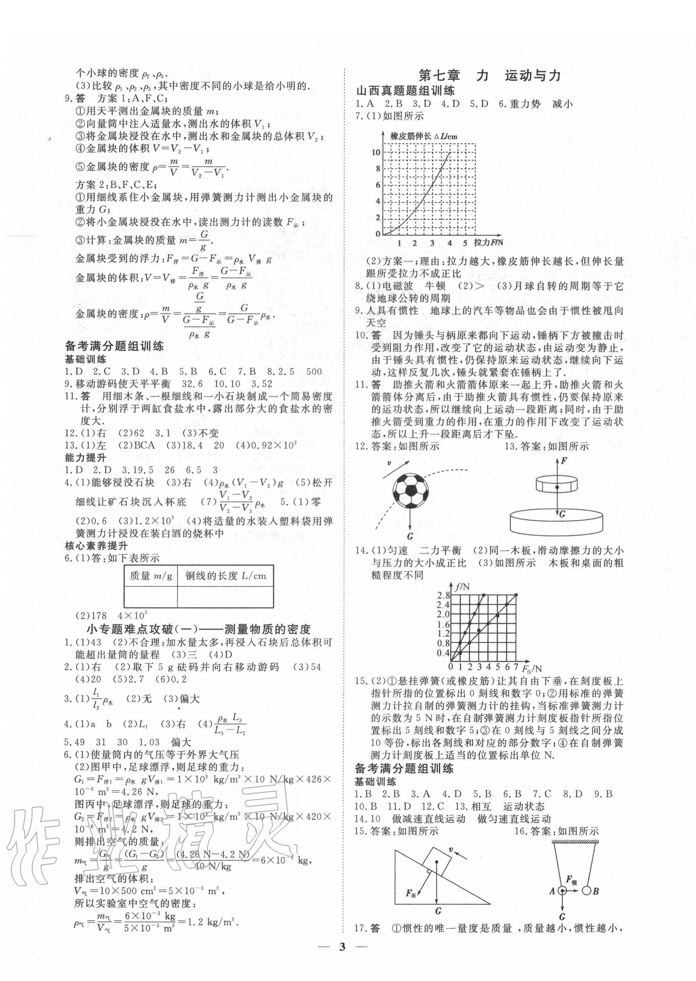 2020年山西暢行中考物理 第3頁