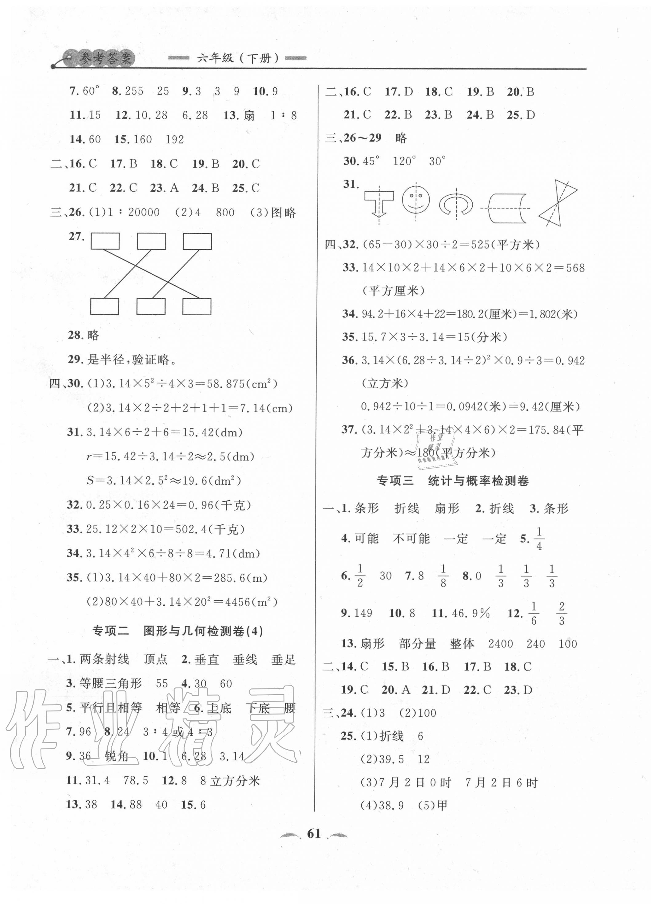 2020年點石成金金牌每課通六年級數(shù)學(xué)下冊北師大版 第5頁