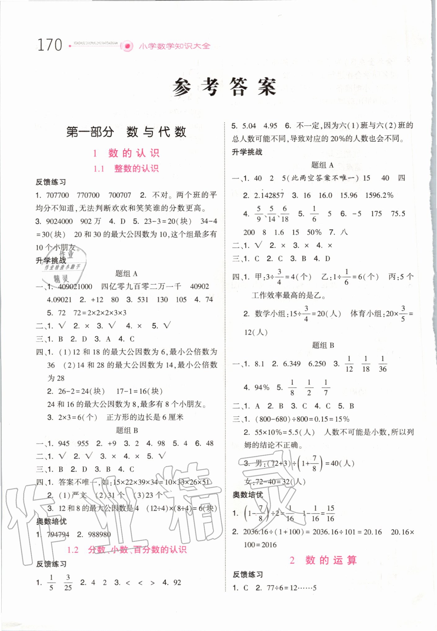 2020年小学数学知识大全 第2页