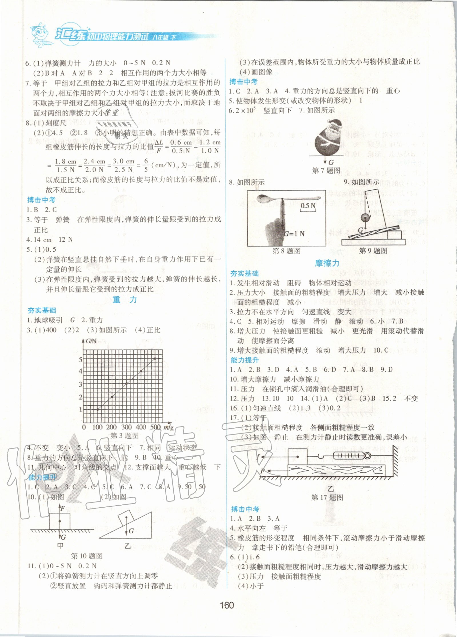 2020年匯練初中物理能力測試八年級下冊教科版 第2頁