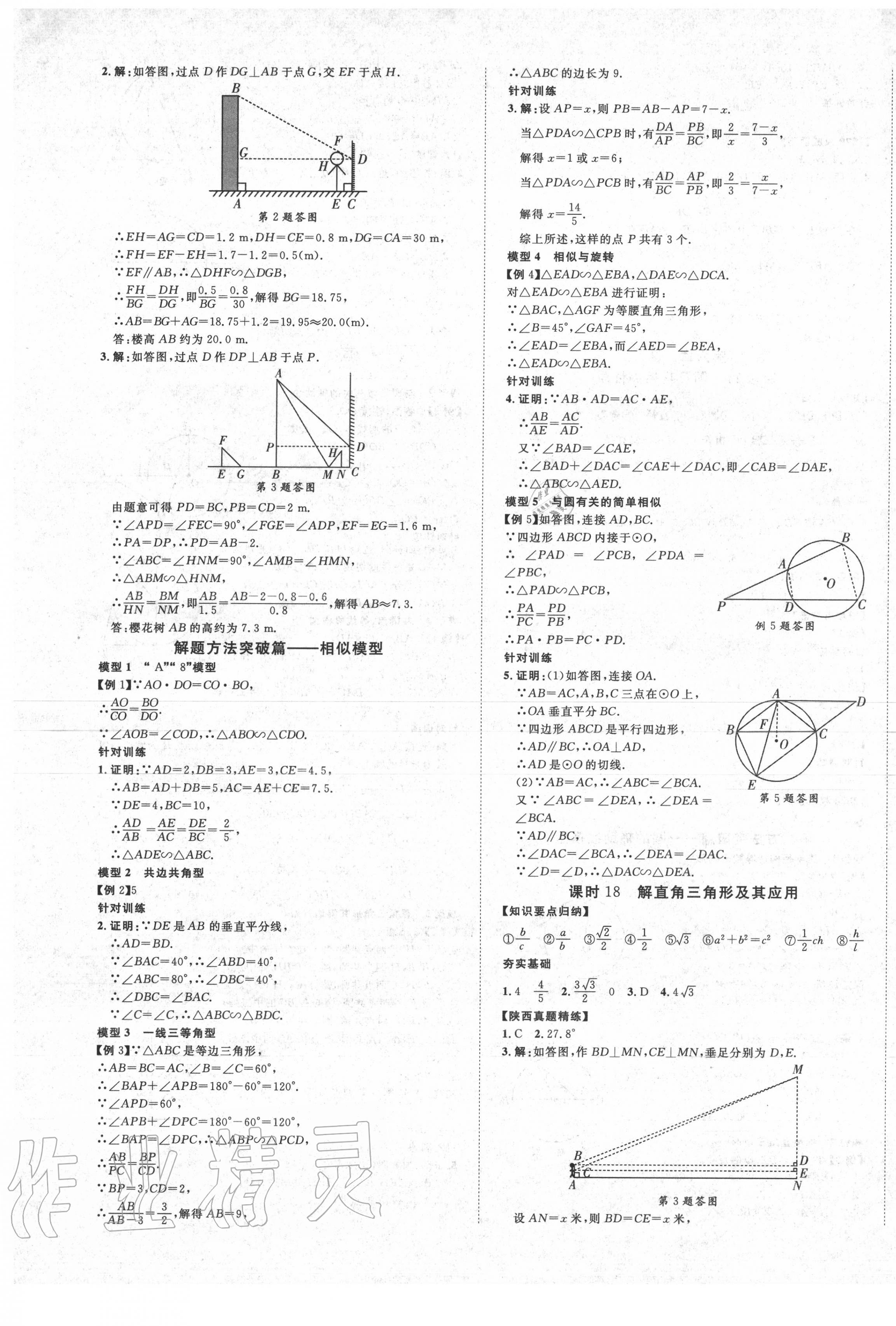 2020年陜西中考總復(fù)習優(yōu)化指導數(shù)學 第13頁