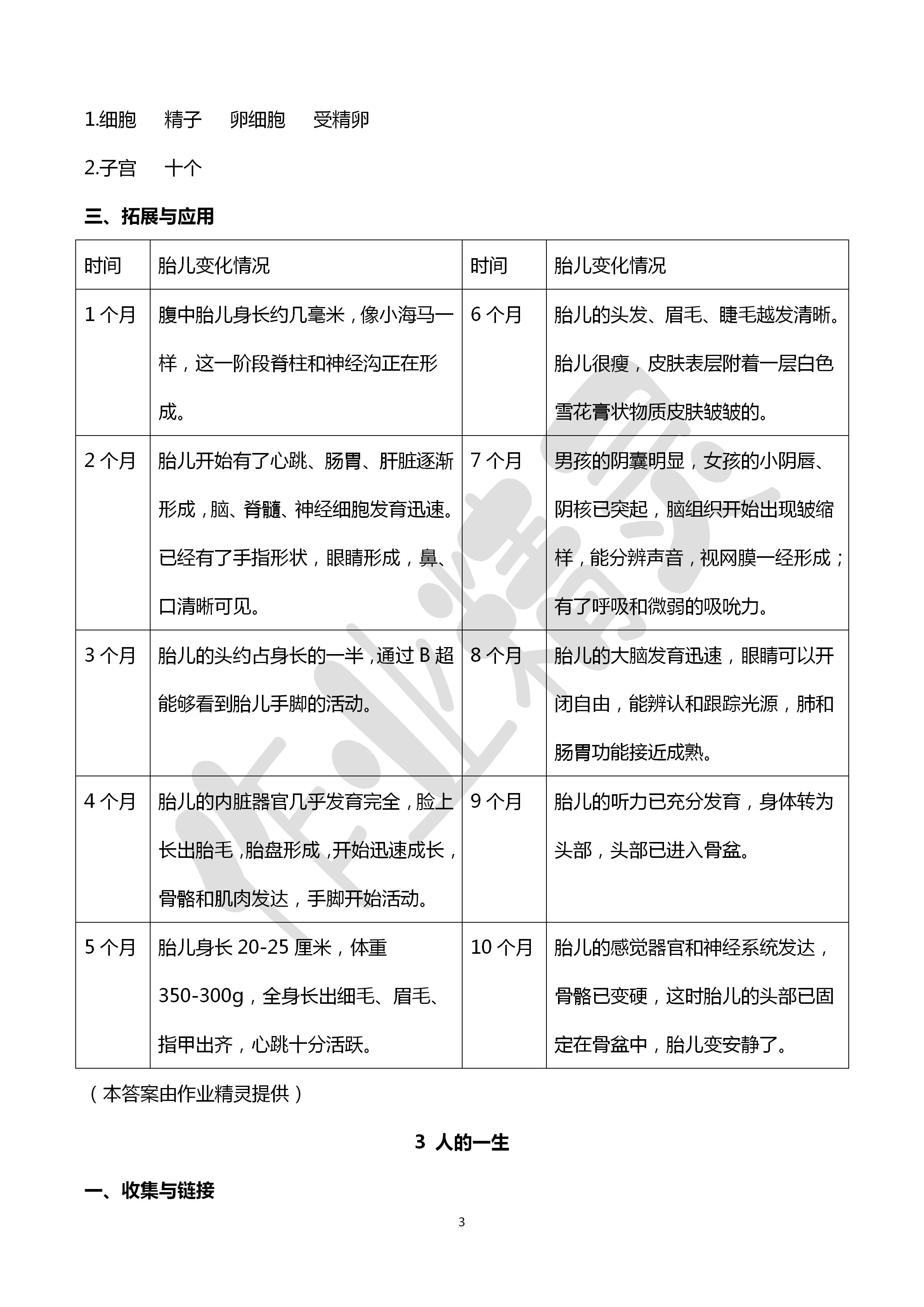 2020年新課堂同步體驗與探究六年級科學下冊青島版 第3頁