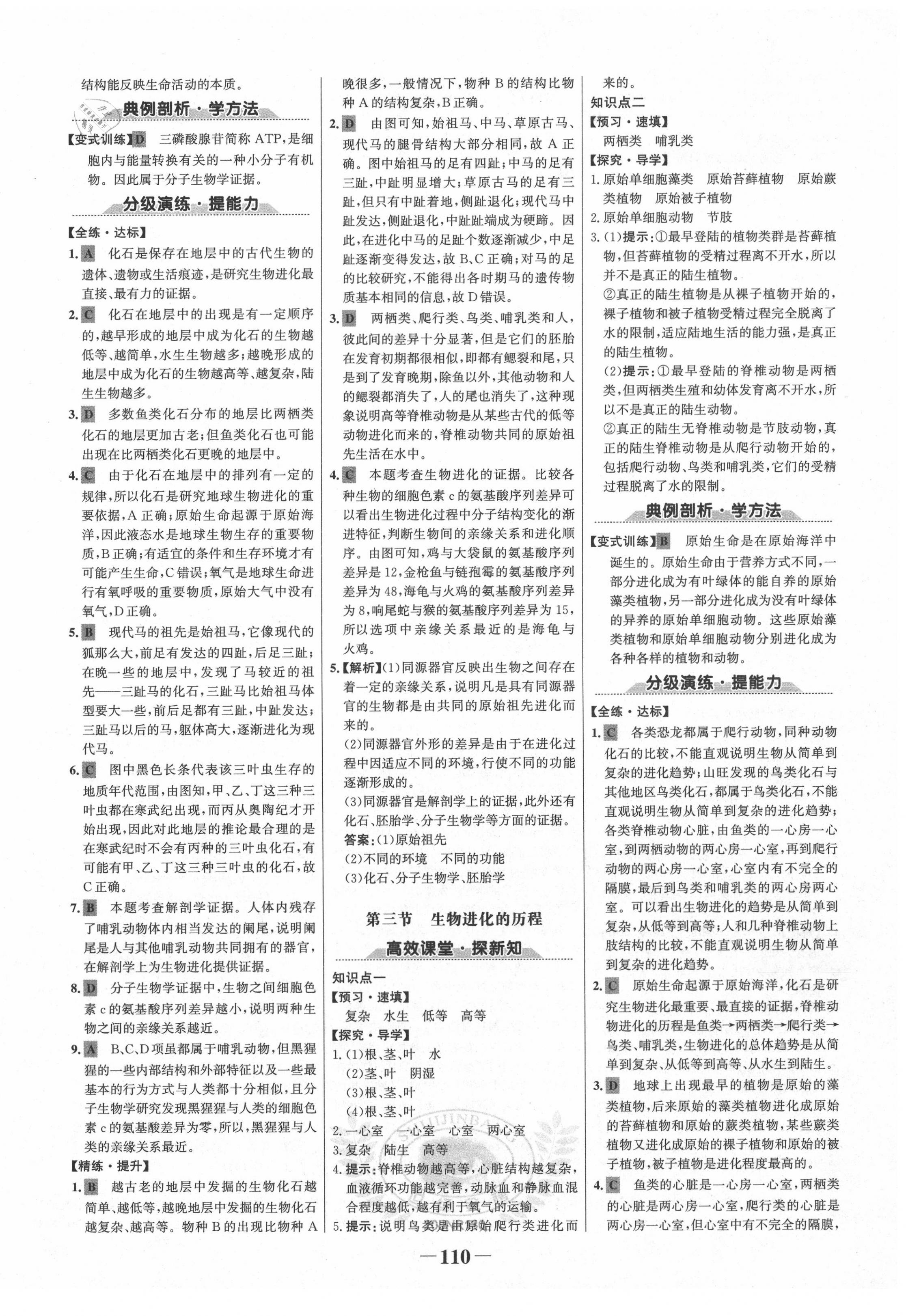 2020年世紀(jì)金榜初中金榜學(xué)案八年級生物下冊濟(jì)南版 第2頁