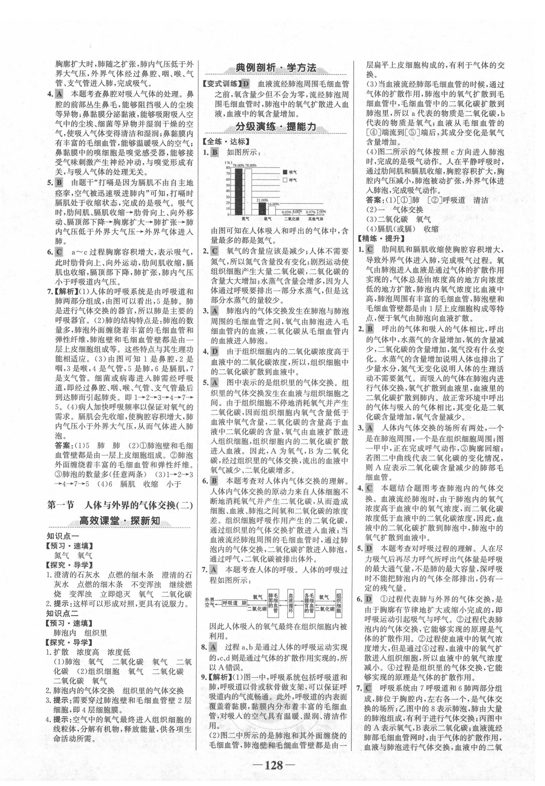 2020年世纪金榜初中金榜学案七年级生物下册济南版 第4页