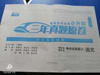 2020年考場實戰寶典小升初三年真題原卷語文
