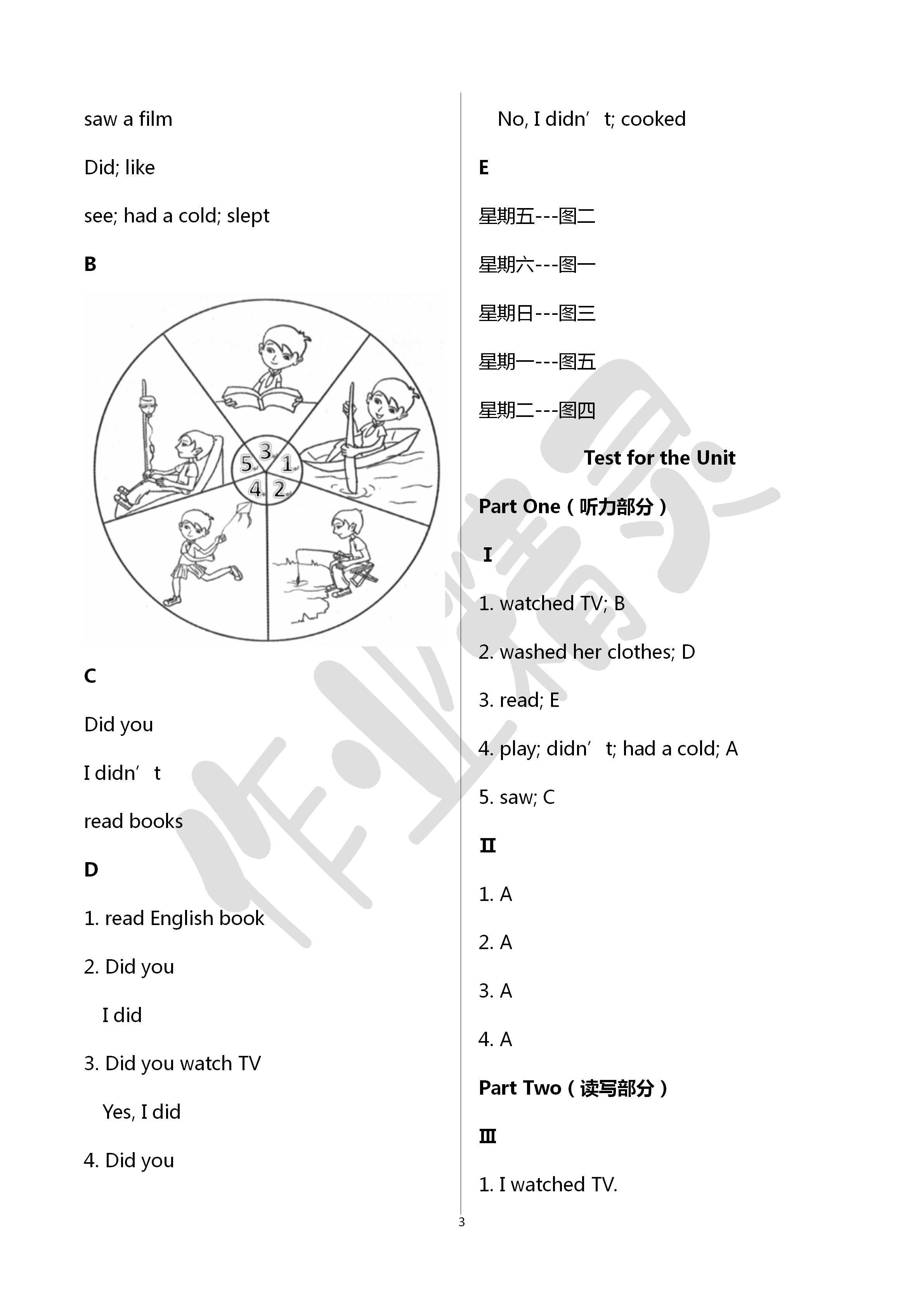 2020年新課堂同步學習與探究六年級英語下冊人教版棗莊專版 第3頁