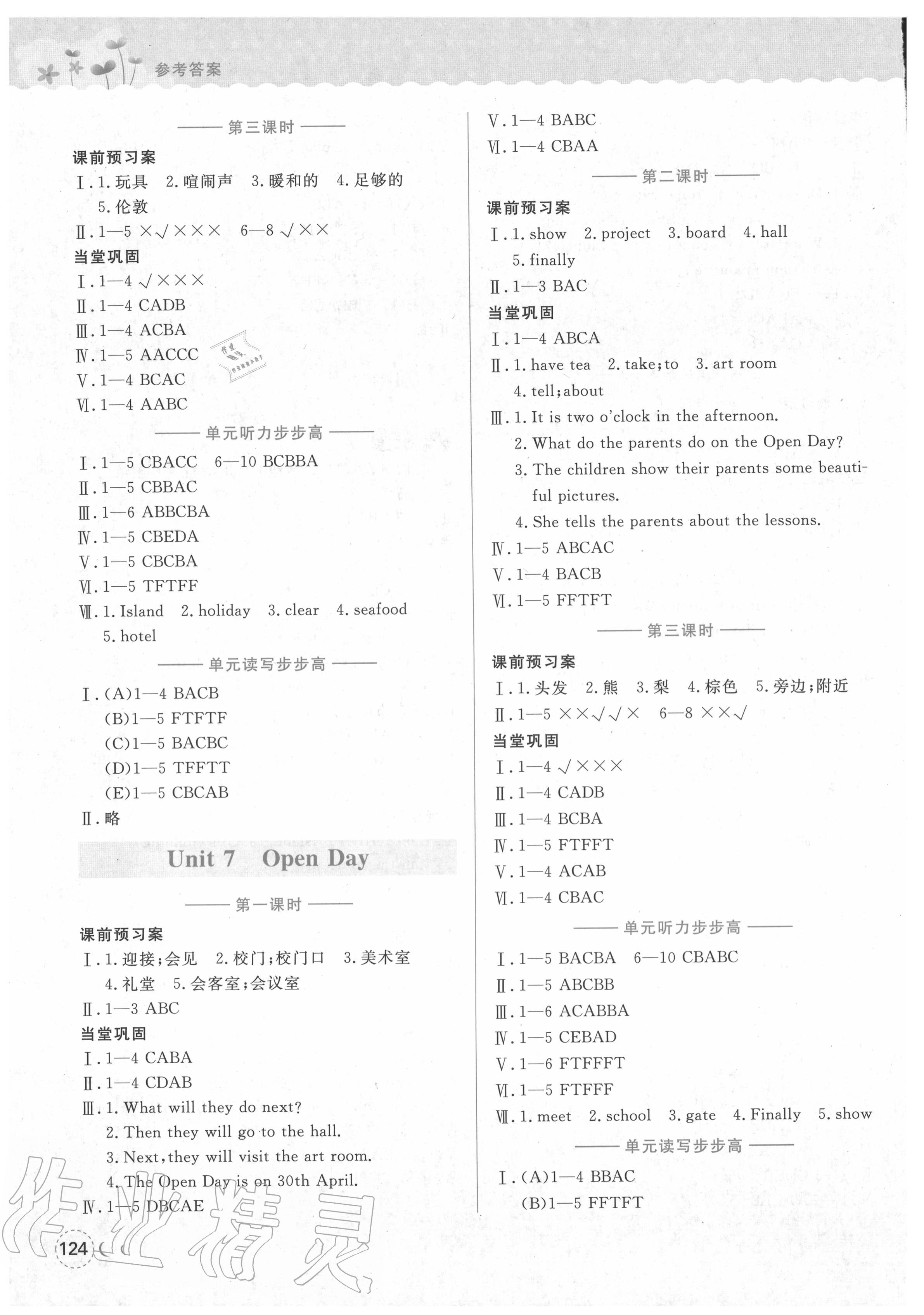 2020年深圳状元坊全程突破导练测五年级英语下册沪教牛津版 第6页