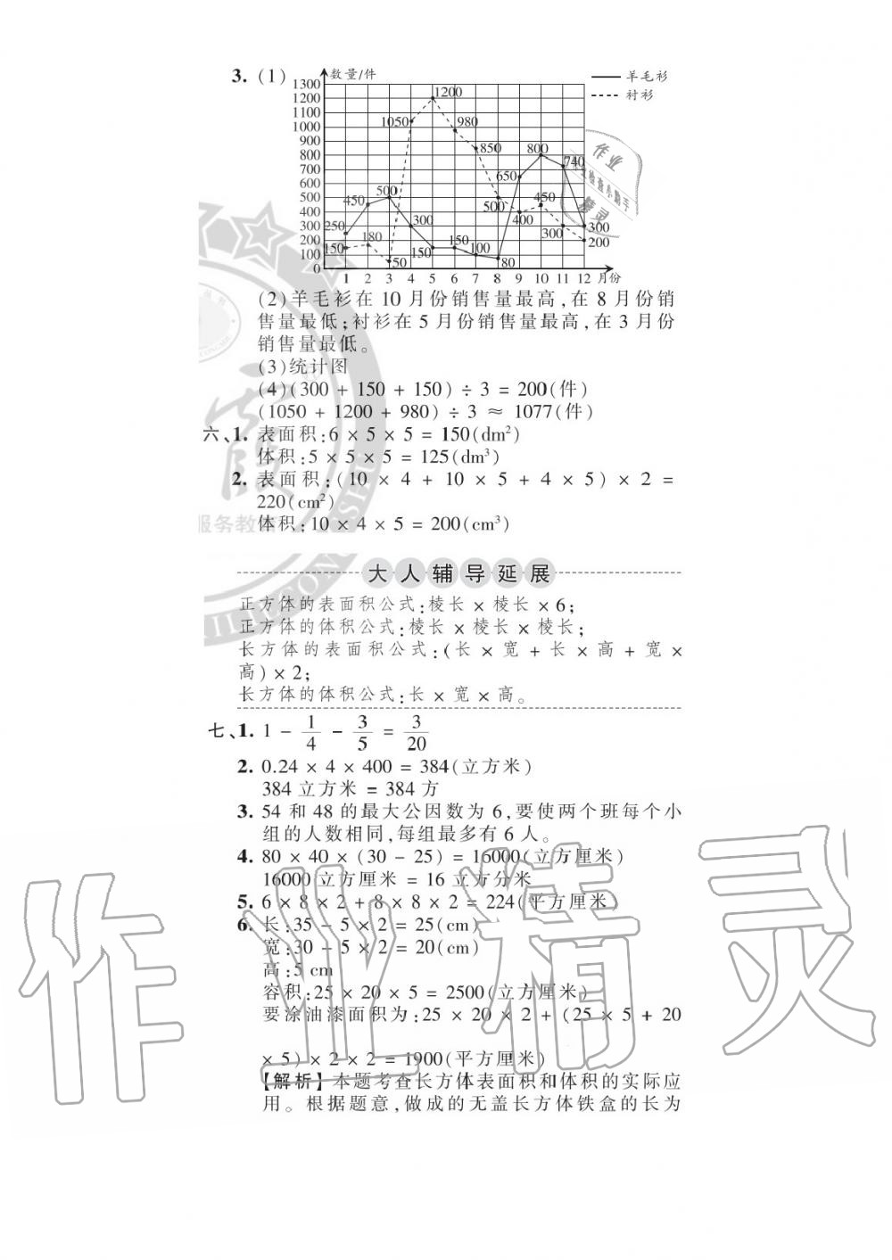 2020年王朝霞各地期末試卷精選五年級(jí)數(shù)學(xué)下冊(cè)人教版河南專版 參考答案第6頁(yè)