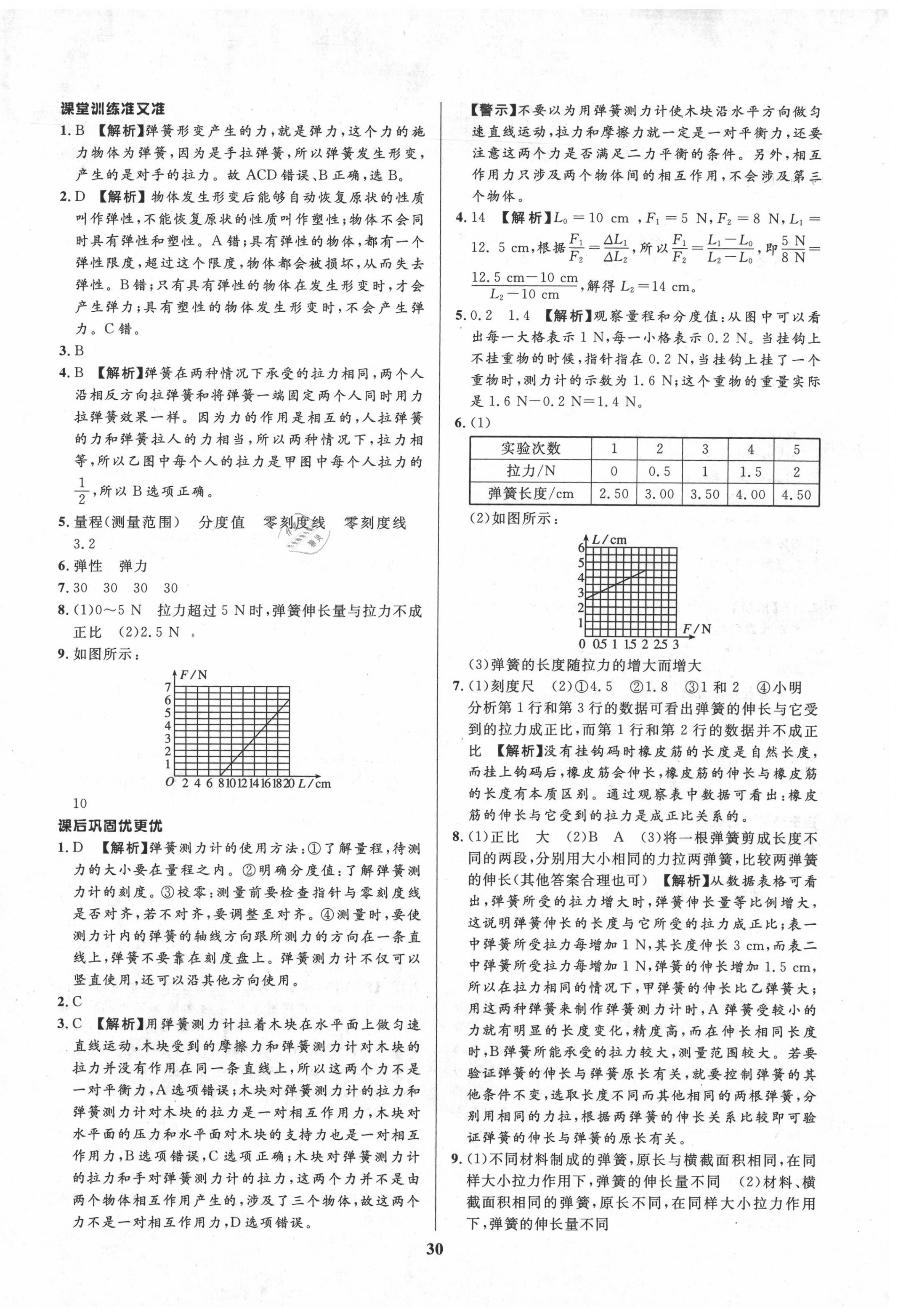 2020年天梯学案初中同步新课堂八年级物理下册鲁教版五四制 第2页