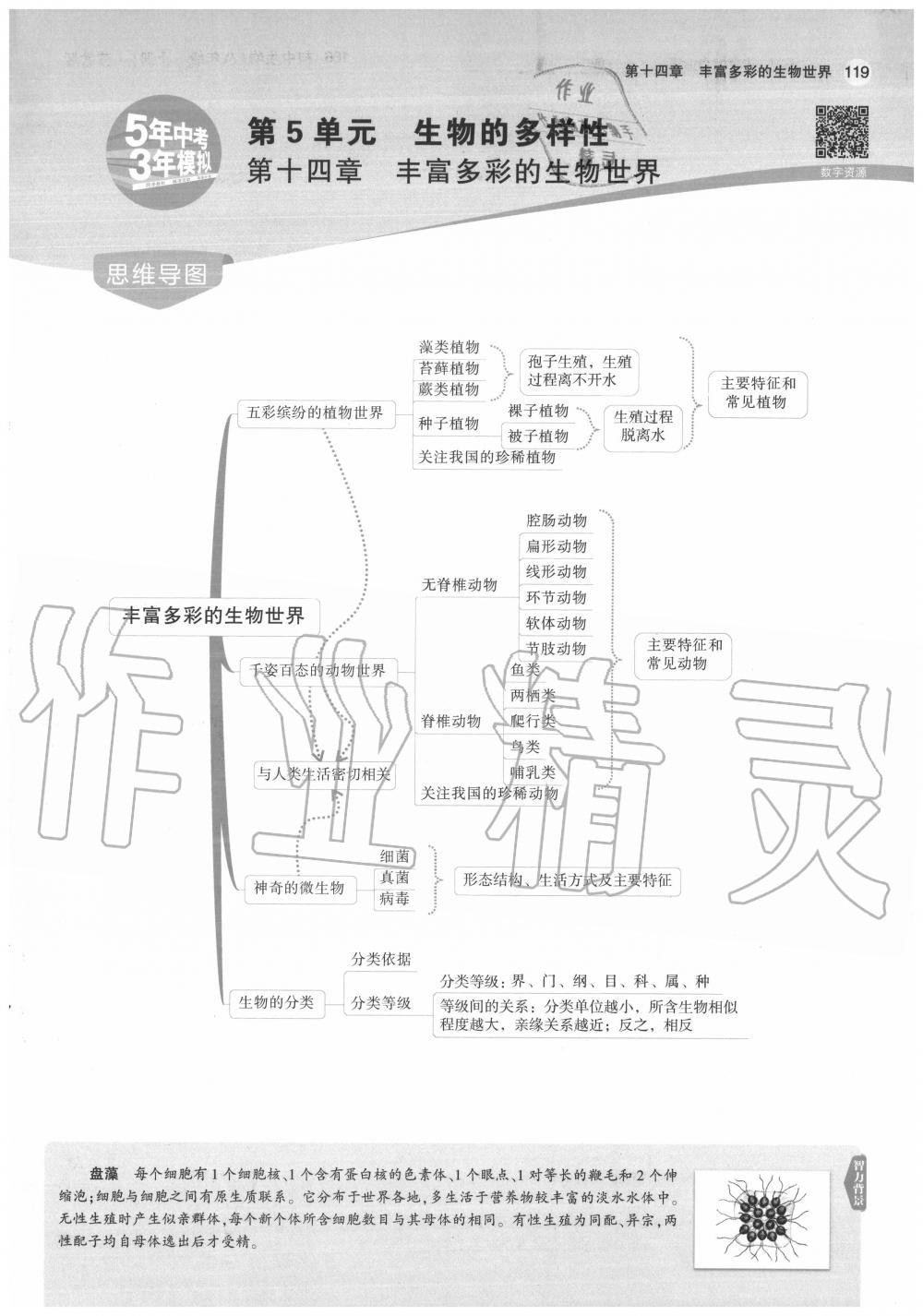 2020年教材課本八年級(jí)生物上冊(cè)蘇教版 參考答案第1頁