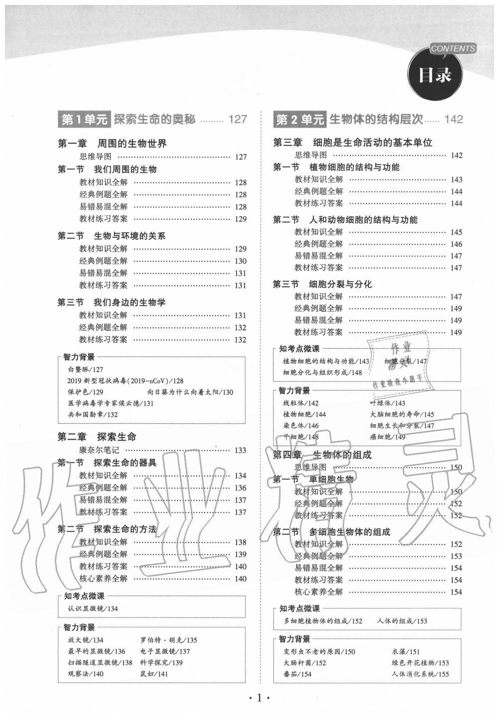 2020年教材課本七年級生物上冊蘇教版 第1頁