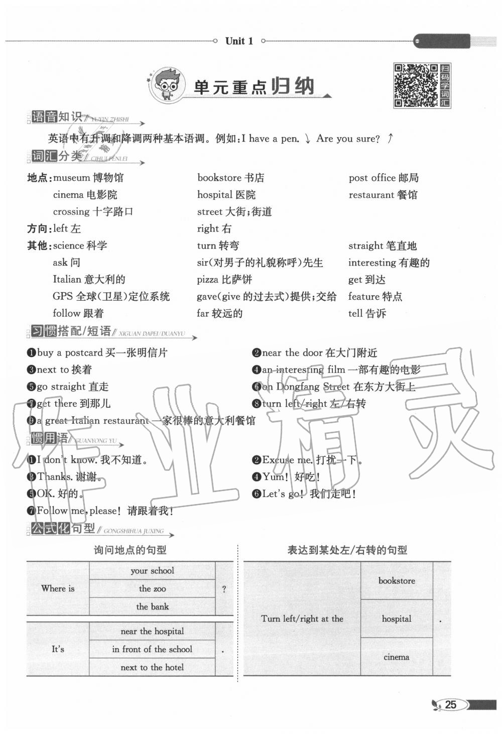 2020年教材課本六年級(jí)英語(yǔ)上冊(cè)人教PEP版 參考答案第25頁(yè)