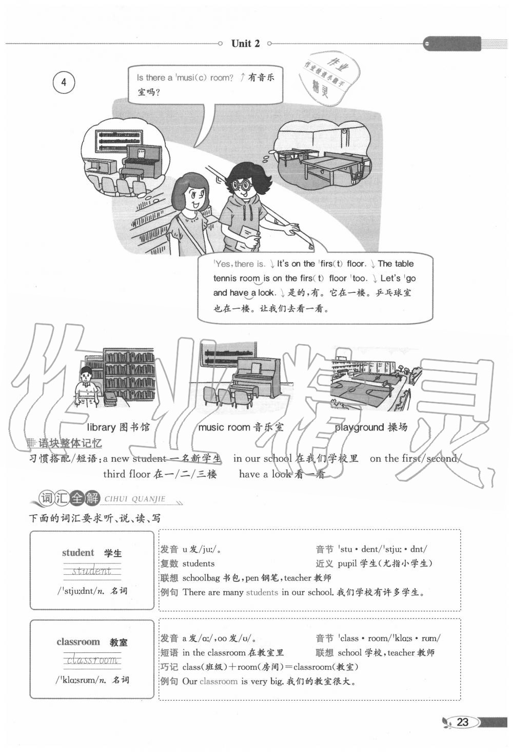 2020年教材课本五年级英语上册译林版 参考答案第23页