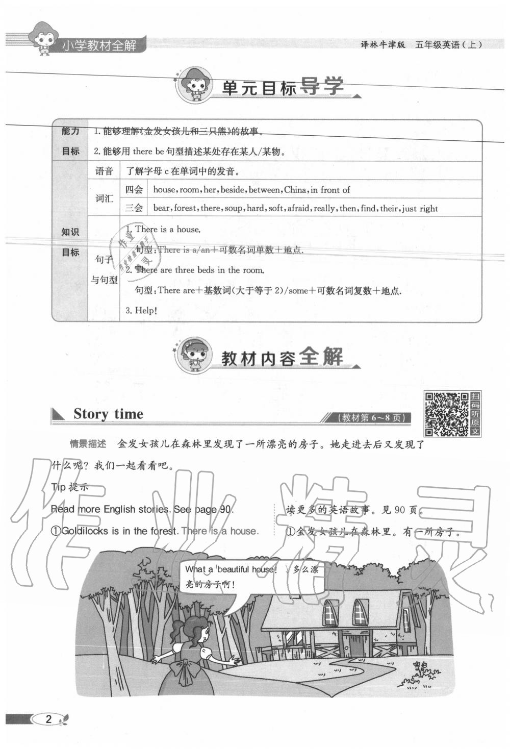 2020年教材课本五年级英语上册译林版 参考答案第2页