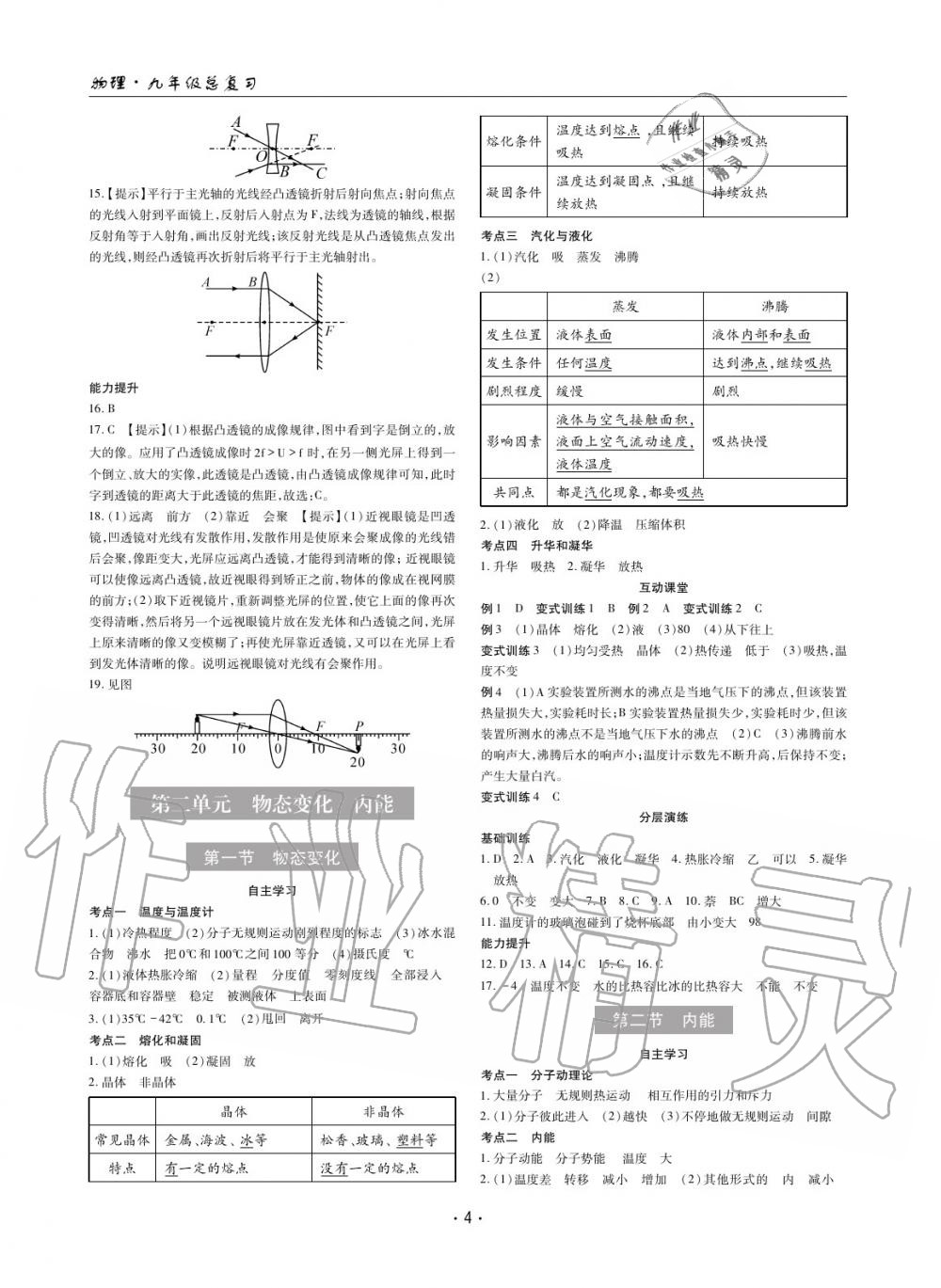 2020年理科愛好者總復(fù)習(xí)物理 參考答案第3頁