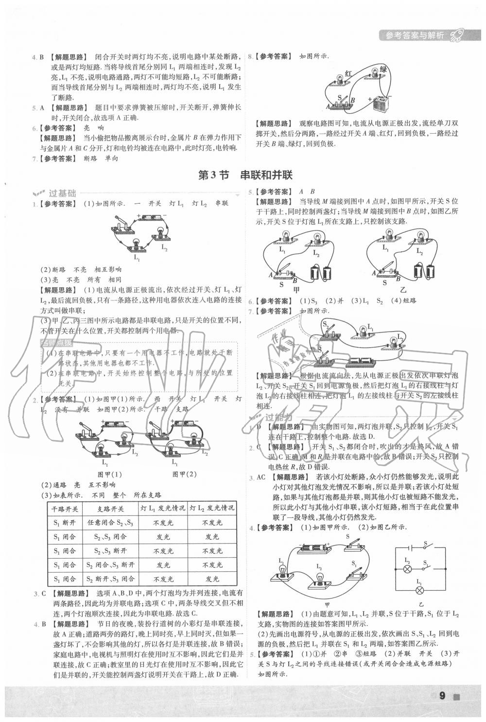 2020年一遍過初中物理九年級全一冊人教版 第9頁