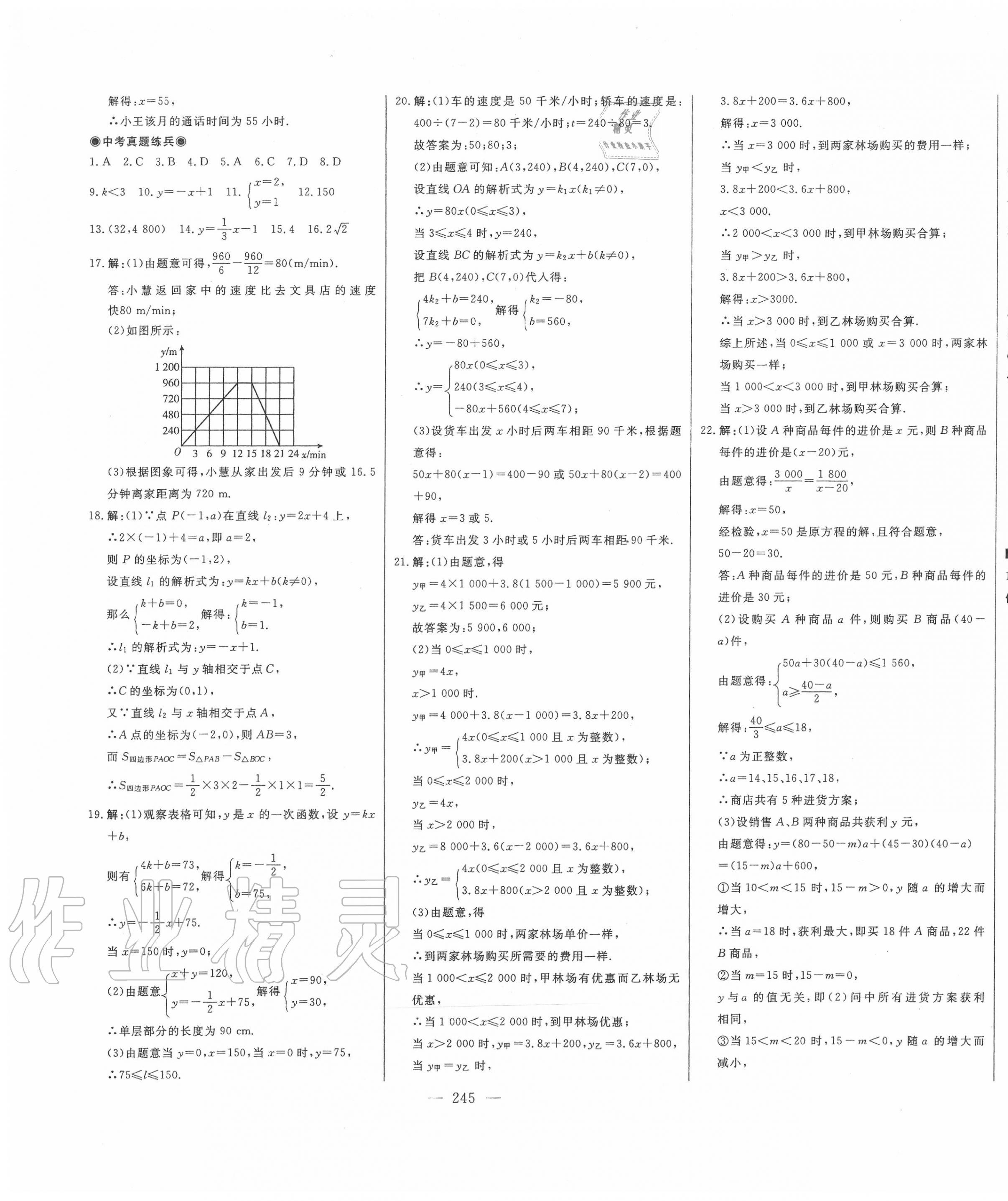 2020年智慧大課堂學(xué)業(yè)總復(fù)習(xí)全程精練數(shù)學(xué) 第13頁