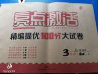 2020年亮點(diǎn)激活精編提優(yōu)100分大試卷三年級語文下冊人教版