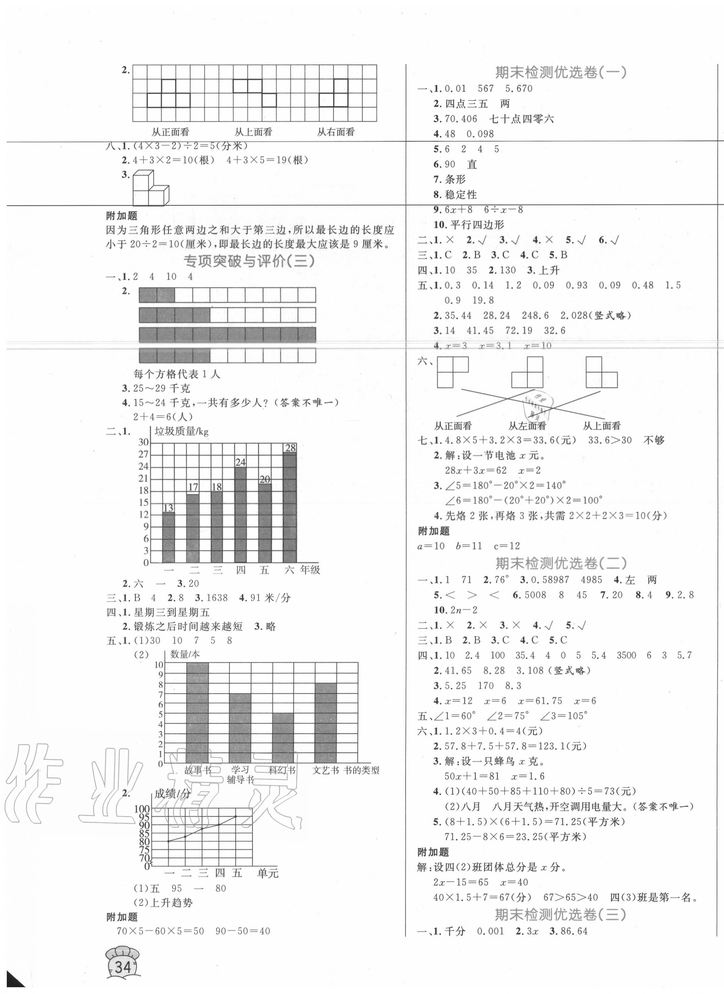 2020年黄冈名卷四年级数学下册北师大版 第3页