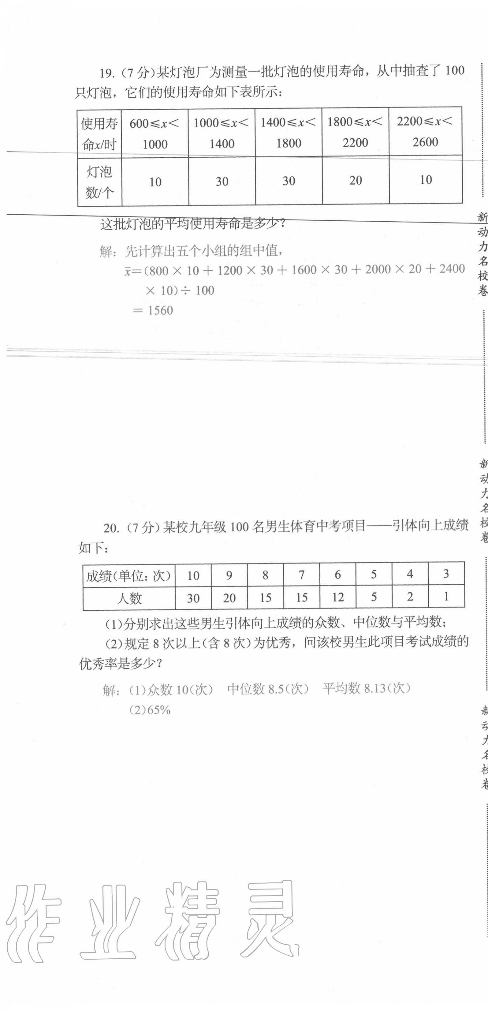 2020年新動(dòng)力名校卷八年級(jí)數(shù)學(xué)下冊(cè)人教版 第28頁(yè)